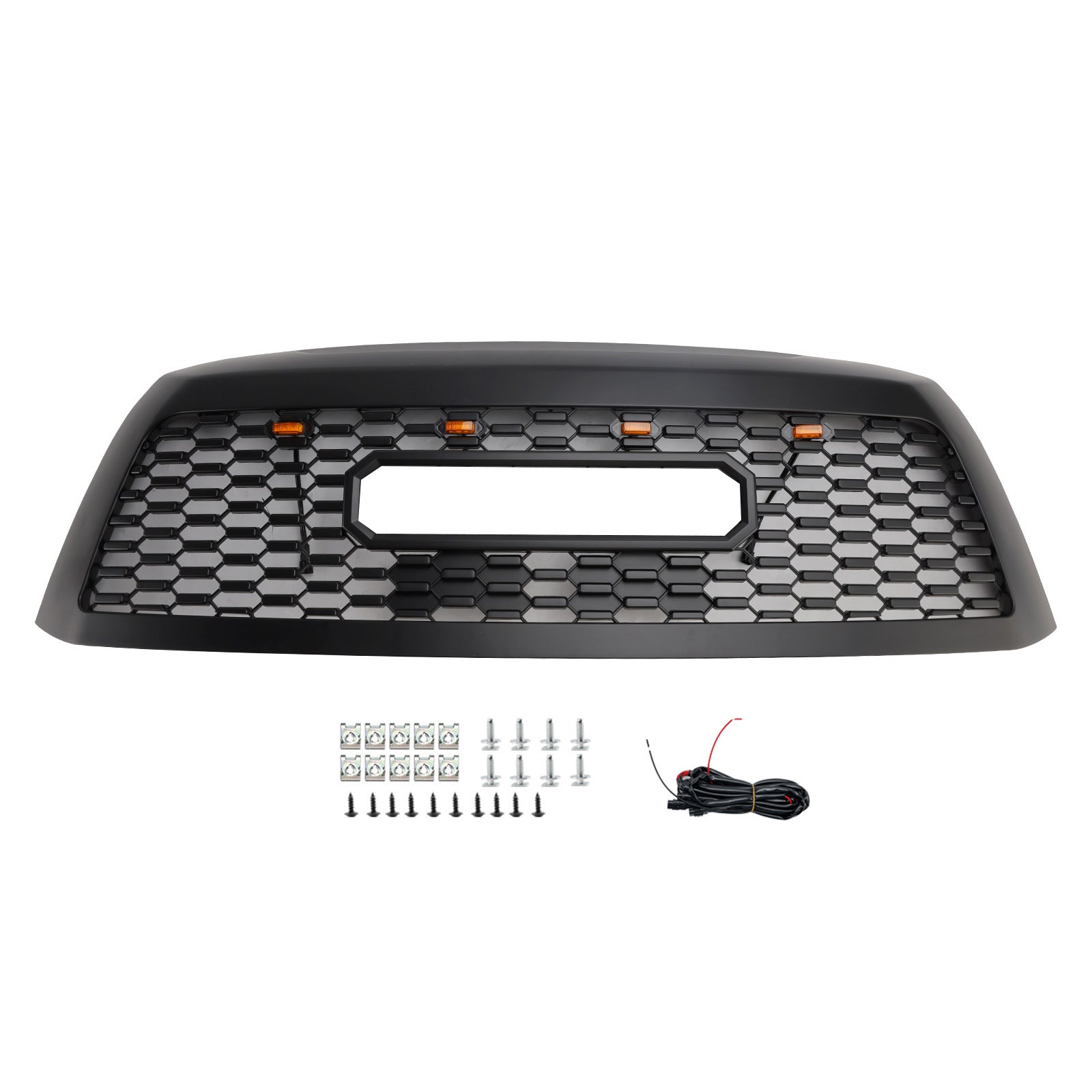Toyota Sequoia 2008-2018 con griglia per paraurti anteriore nera opaca a LED