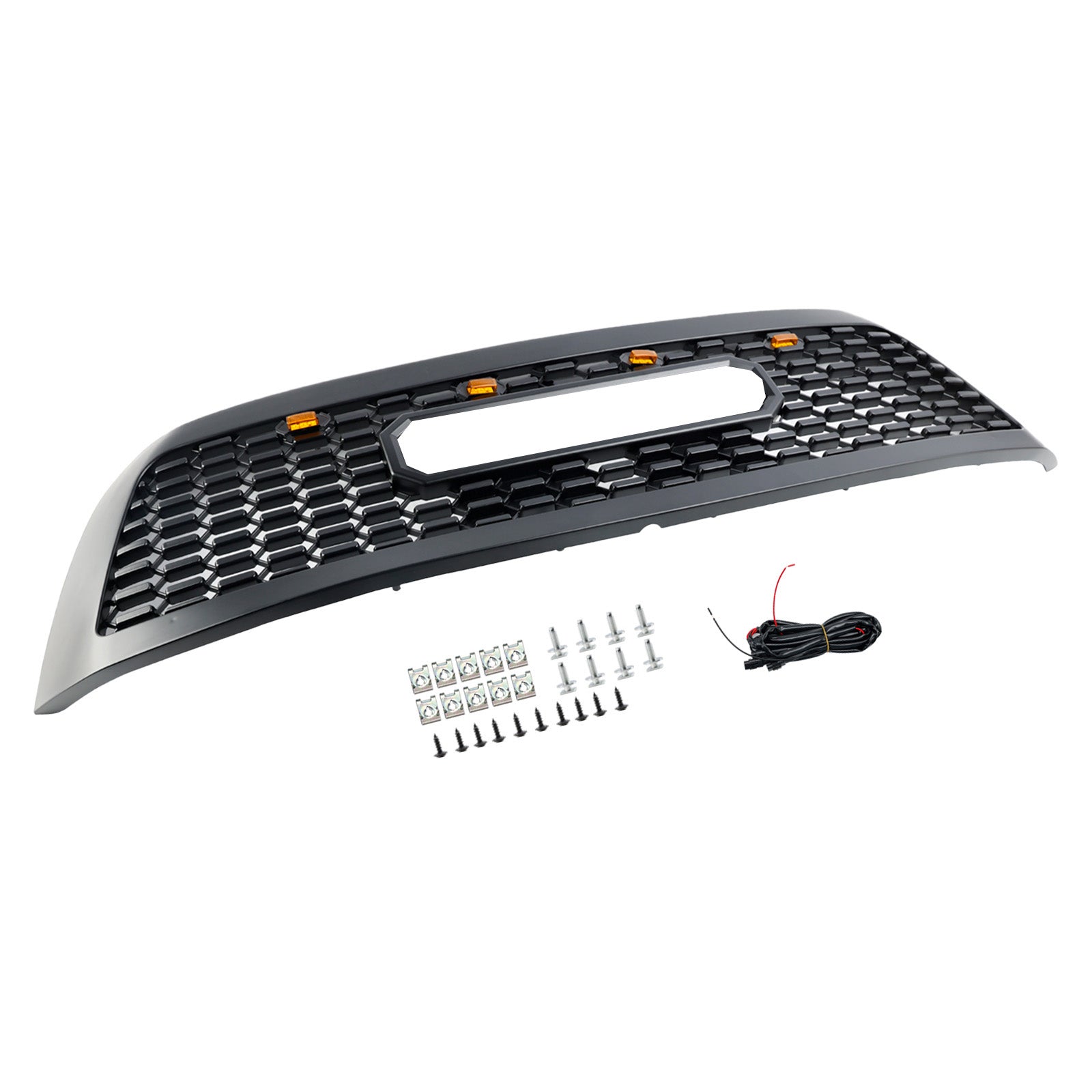 Toyota Sequoia 2008-2018 con griglia per paraurti anteriore nera opaca a LED