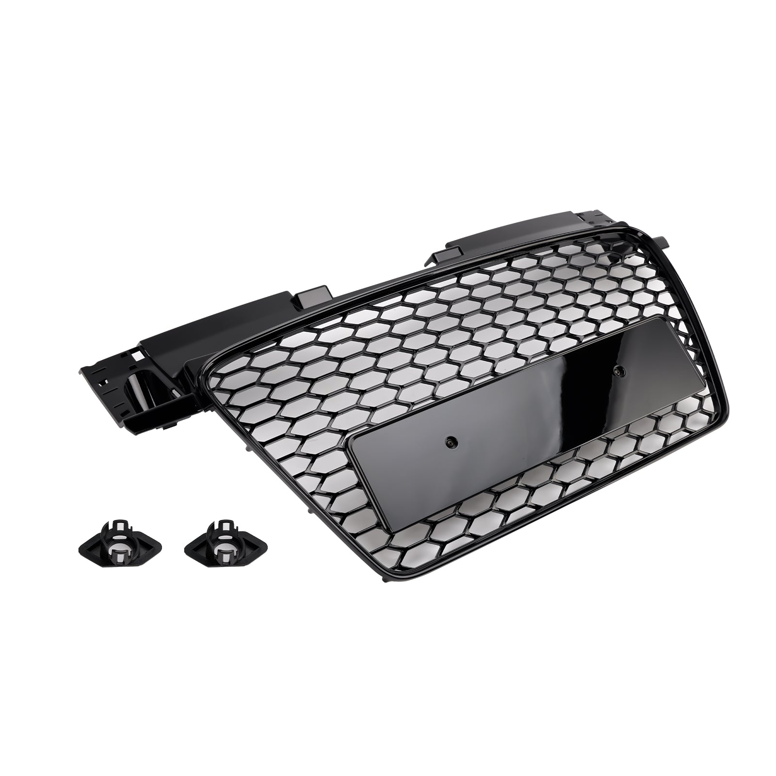 2006-2014 Audi TT TTS RS Style Front Honeycomb Grille Grill Gloss Black