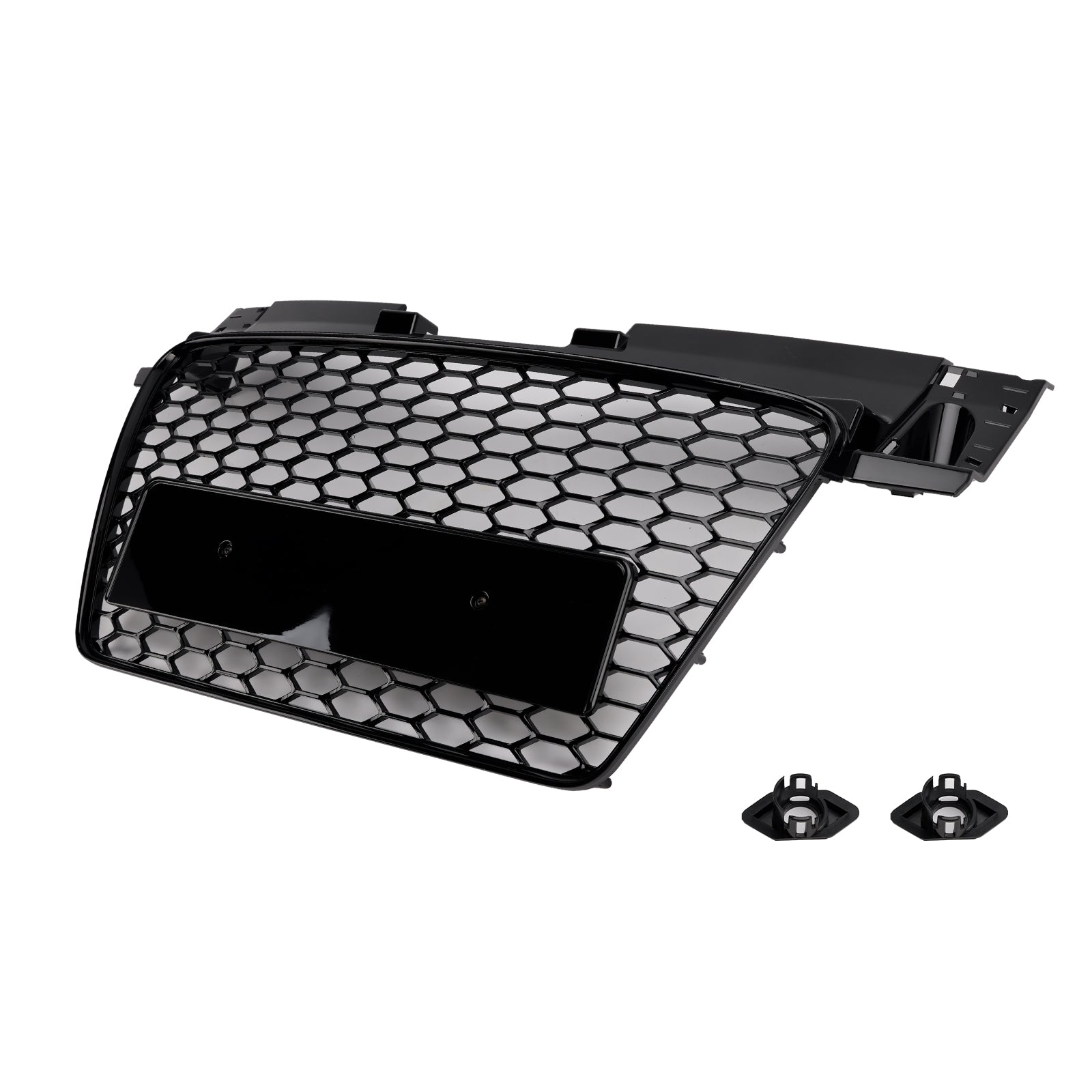2006-2014 Audi TT TTS RS Style Front Honeycomb Grille Grill Gloss Black