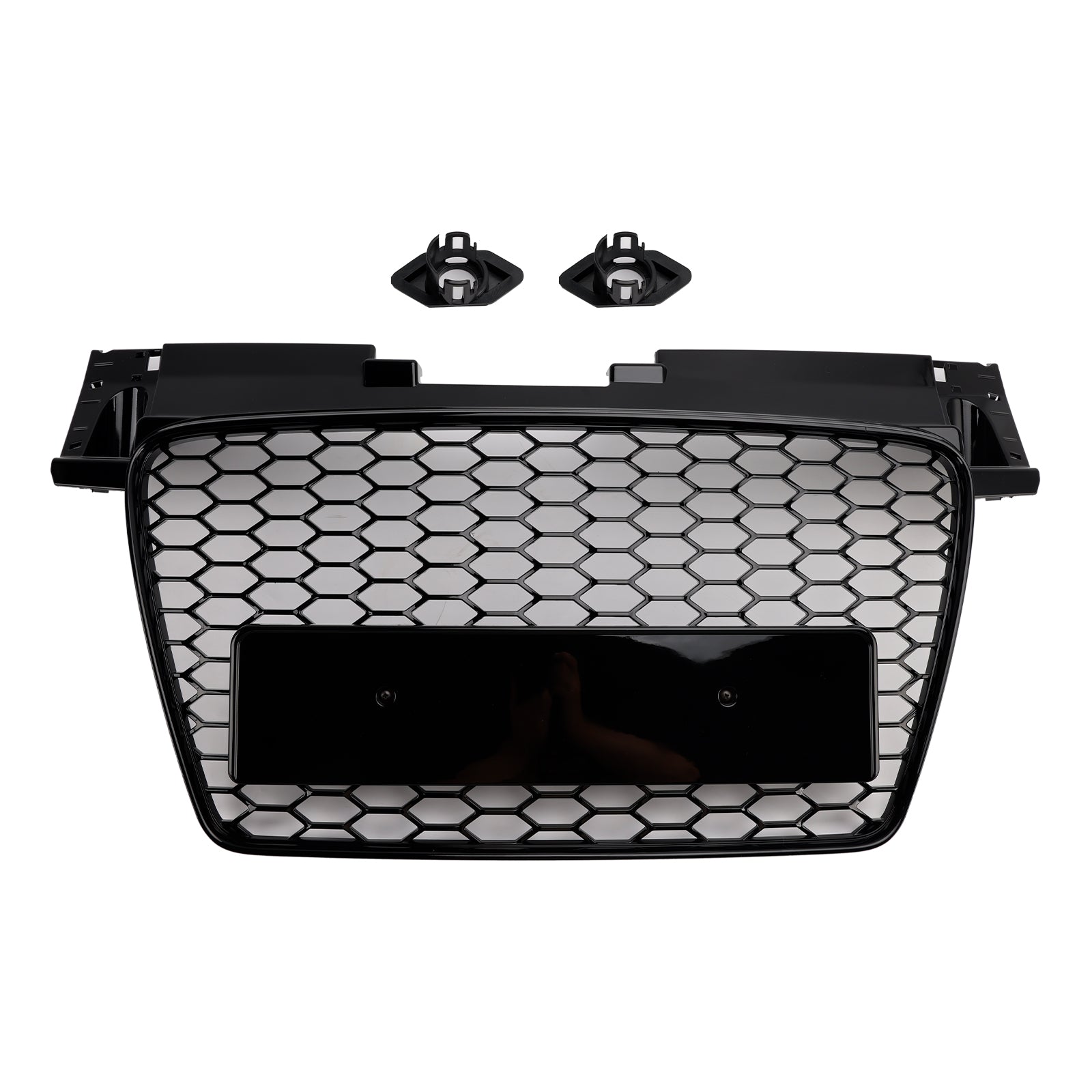 2006-2014 Audi TT TTS RS Style Front Honeycomb Grille Grill Gloss Black
