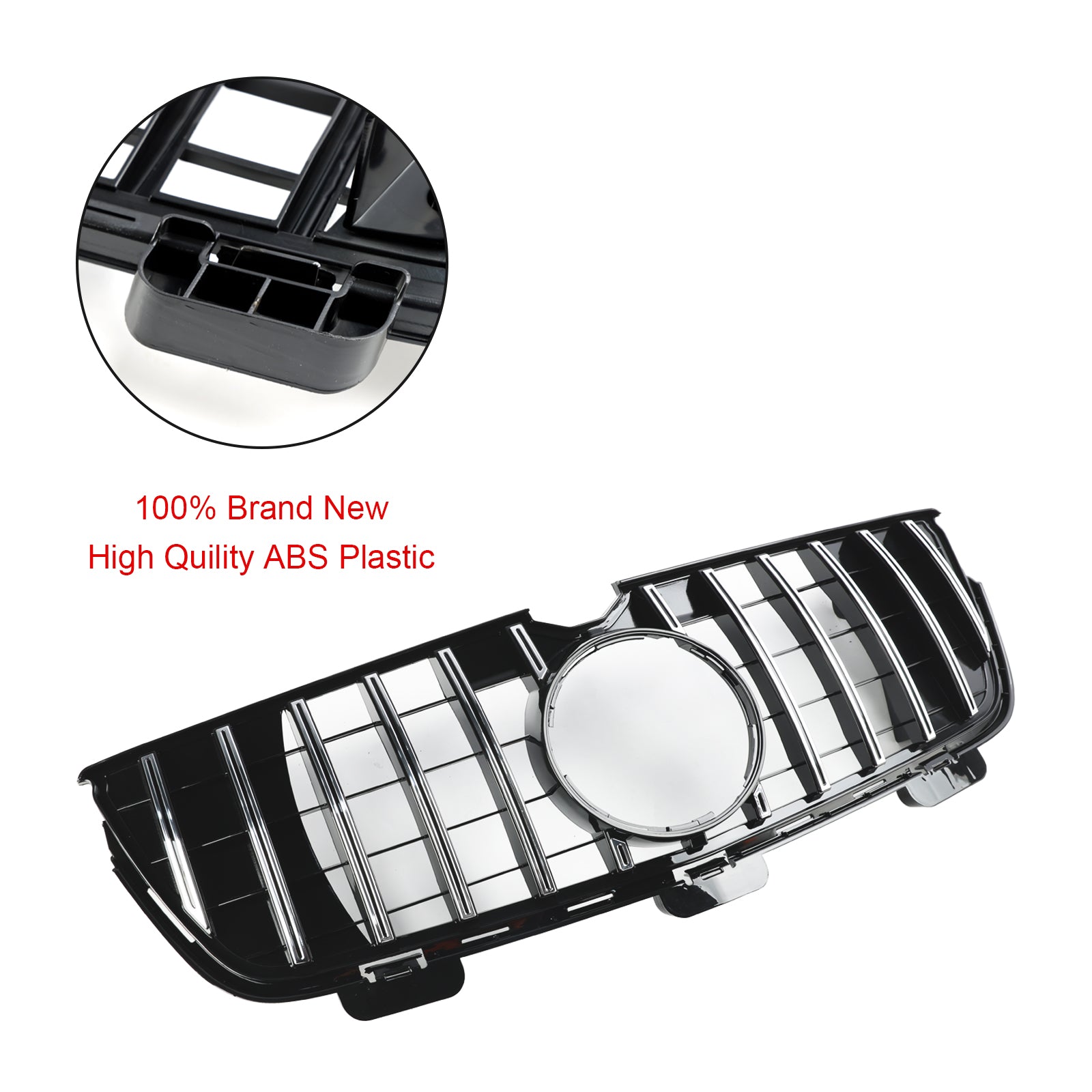 2010-2012 Mercedes-Benz GL X164 GL450 GL500 Voorbumper Grill Grille Chroom