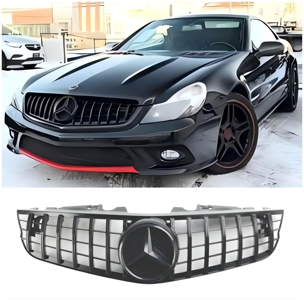 2009-2012 Mercedes Benz SL-SL-SLAS R230 SL550 SL600 Predný nárazník Horný gril