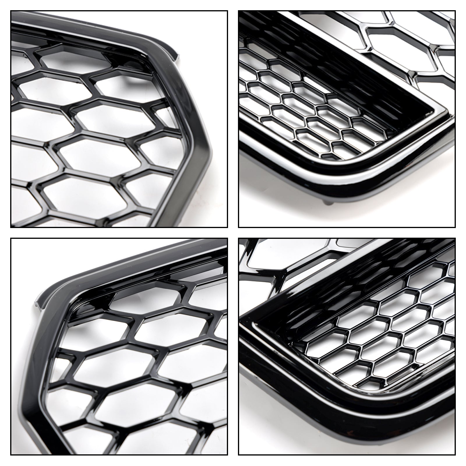 2016 2017 2018 Audi A7 C7 S7 RS7 Style Honeycomb Främre stötfångare Grill Grill Svart