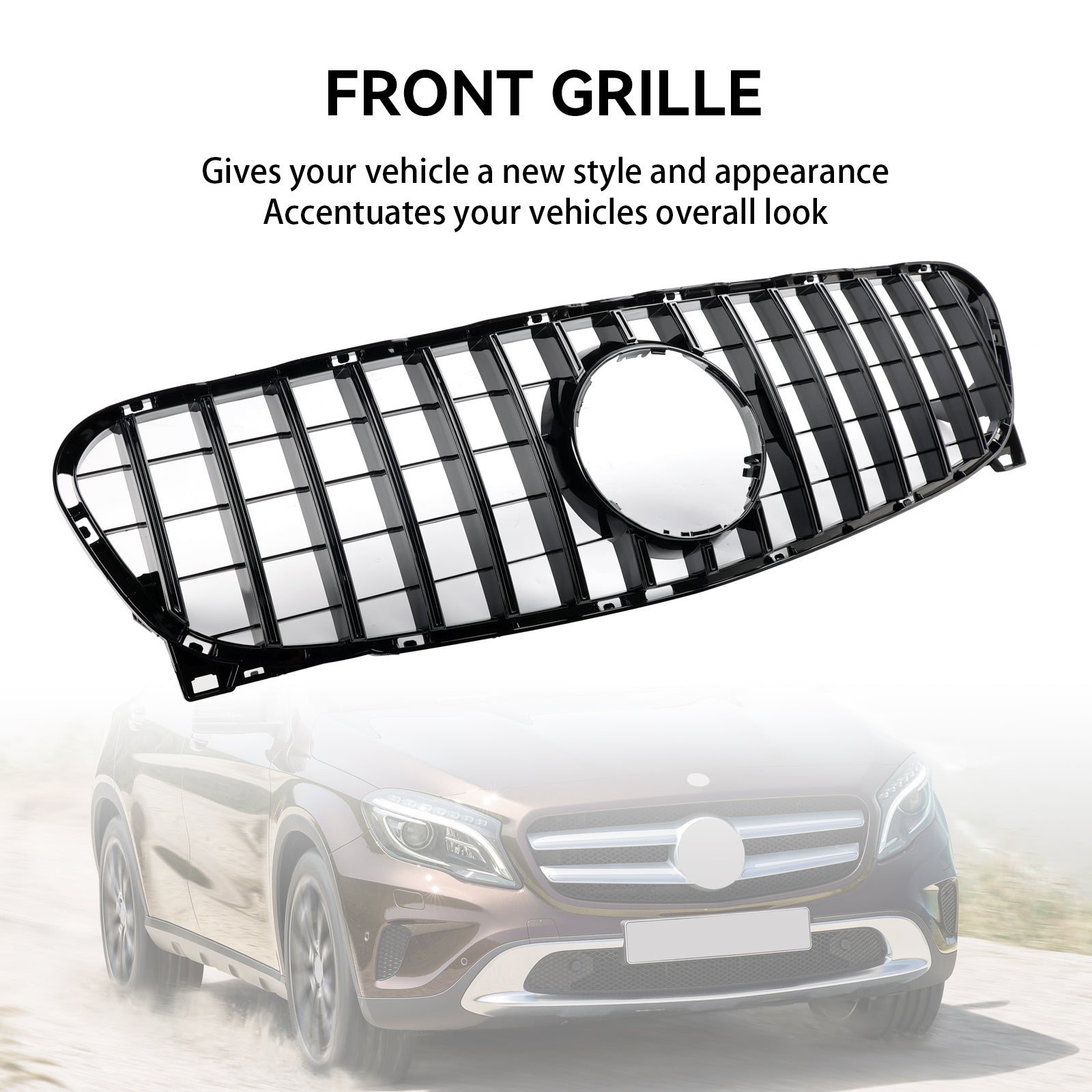 2013-2017 GLA-Class W156 X156 GLA180 GLA250 Mercedes Benz Front Radiator Grille Grill 156 888 04 60