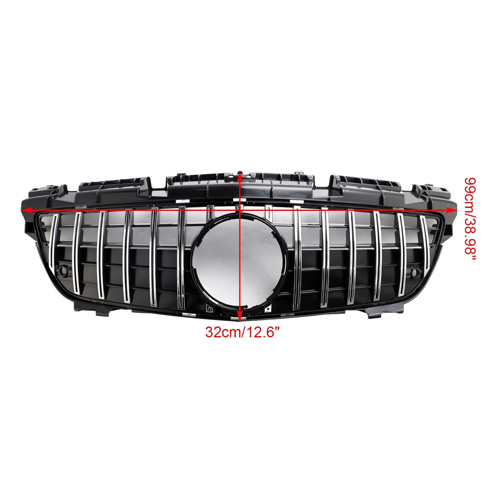 2011 2012 2013 2014 2015 2016 Mercedes SLK-klass R172 SLK55 Chrome Front Radiator Grill Grill
