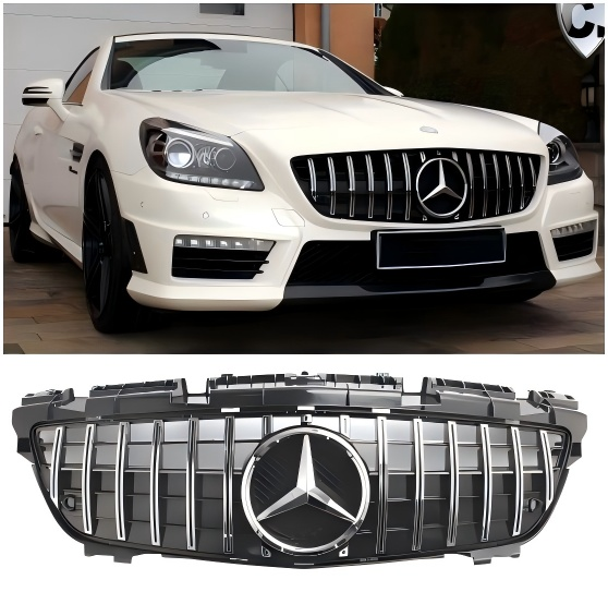 2011-2016 Mercedes SLK-Class R172 SLK55 Chrome Front Radiator Grill Grille