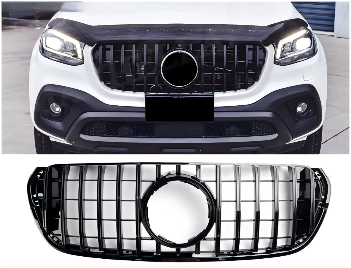 2017-2019 Mercedes Benz X-Class X470 Black Front Bumper Grille Grill