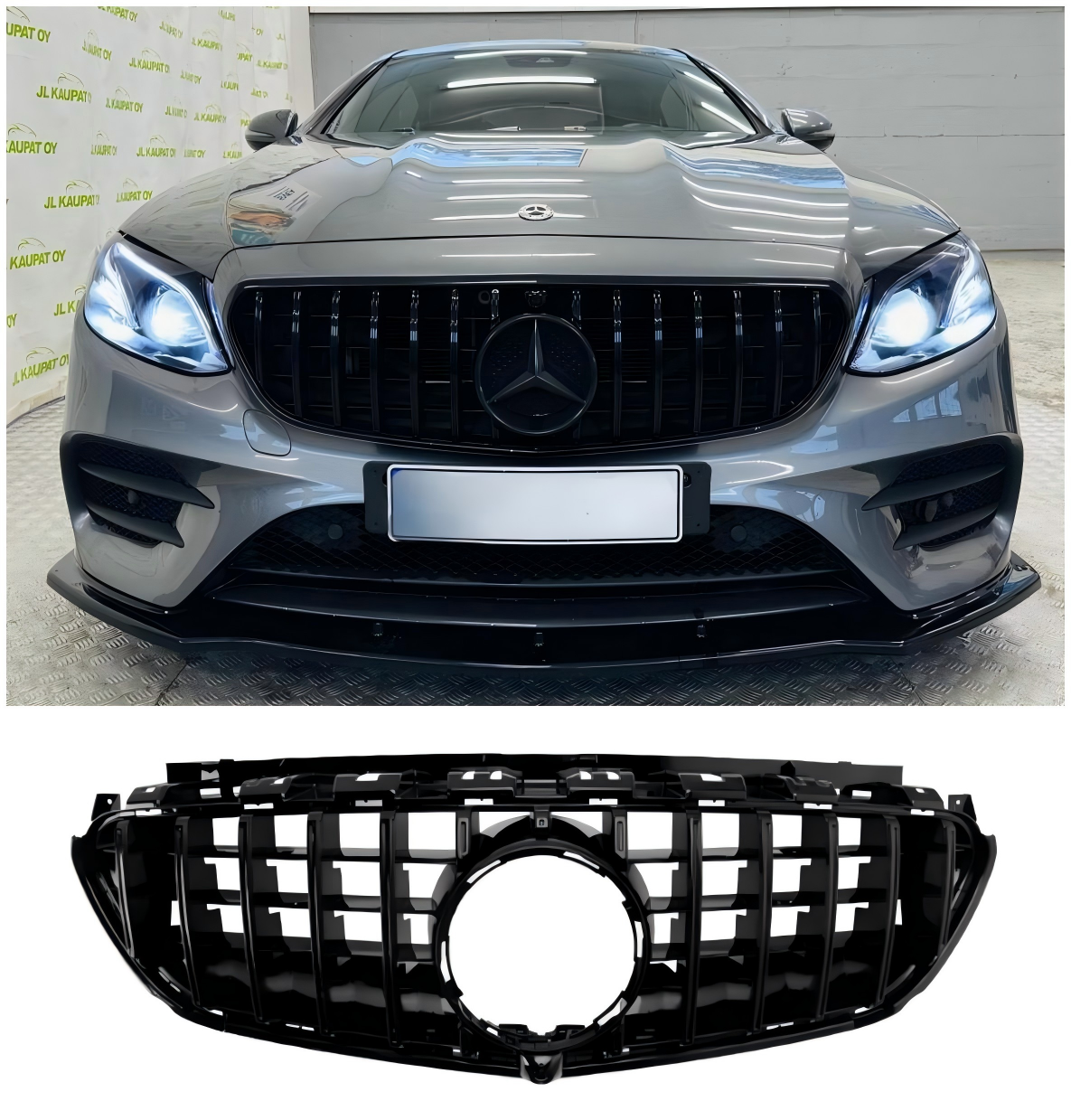 2016 2017 2018 2019 2020 Mercedes-Benz W213 E63 E63S AMG Kun støtfangergrill foran