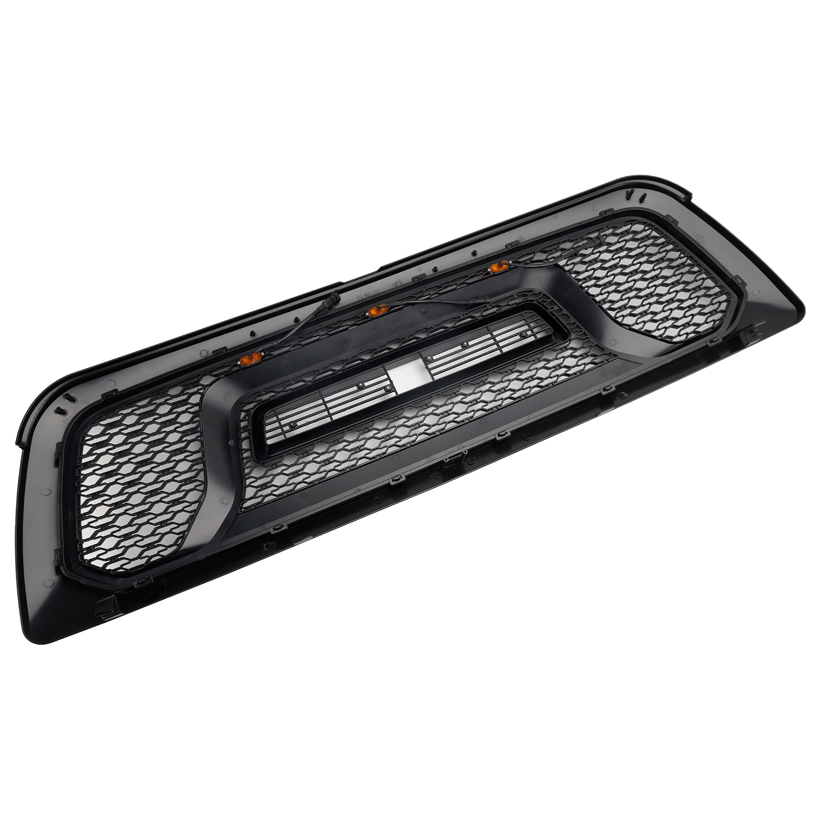 2009-2012 Dodge Ram 1500 W/Lumière LED Grille de pare-chocs avant noire