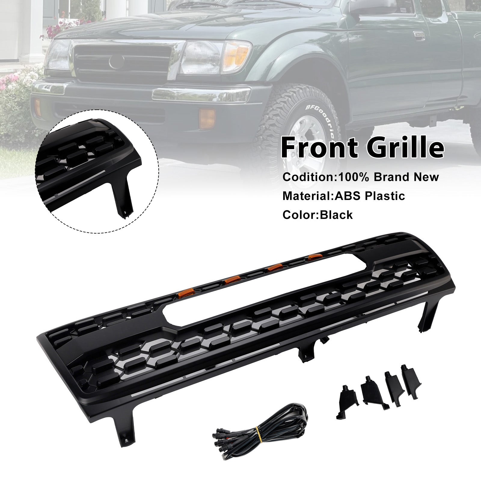 1997-2000 Toyota Tacoma TRD PRO Grille de pare-chocs avant en nid d'abeille