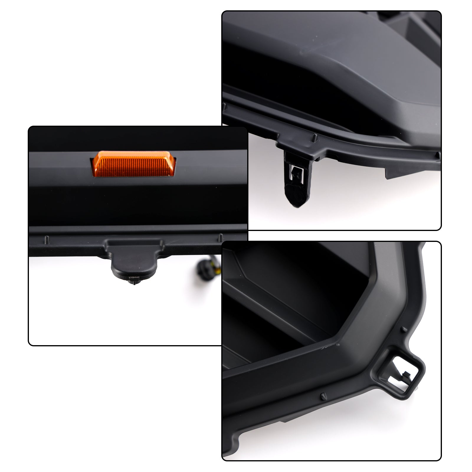 2024+ Toyota Tacoma Zwarte Voorbumper Grille Met Led & Lichtbalk