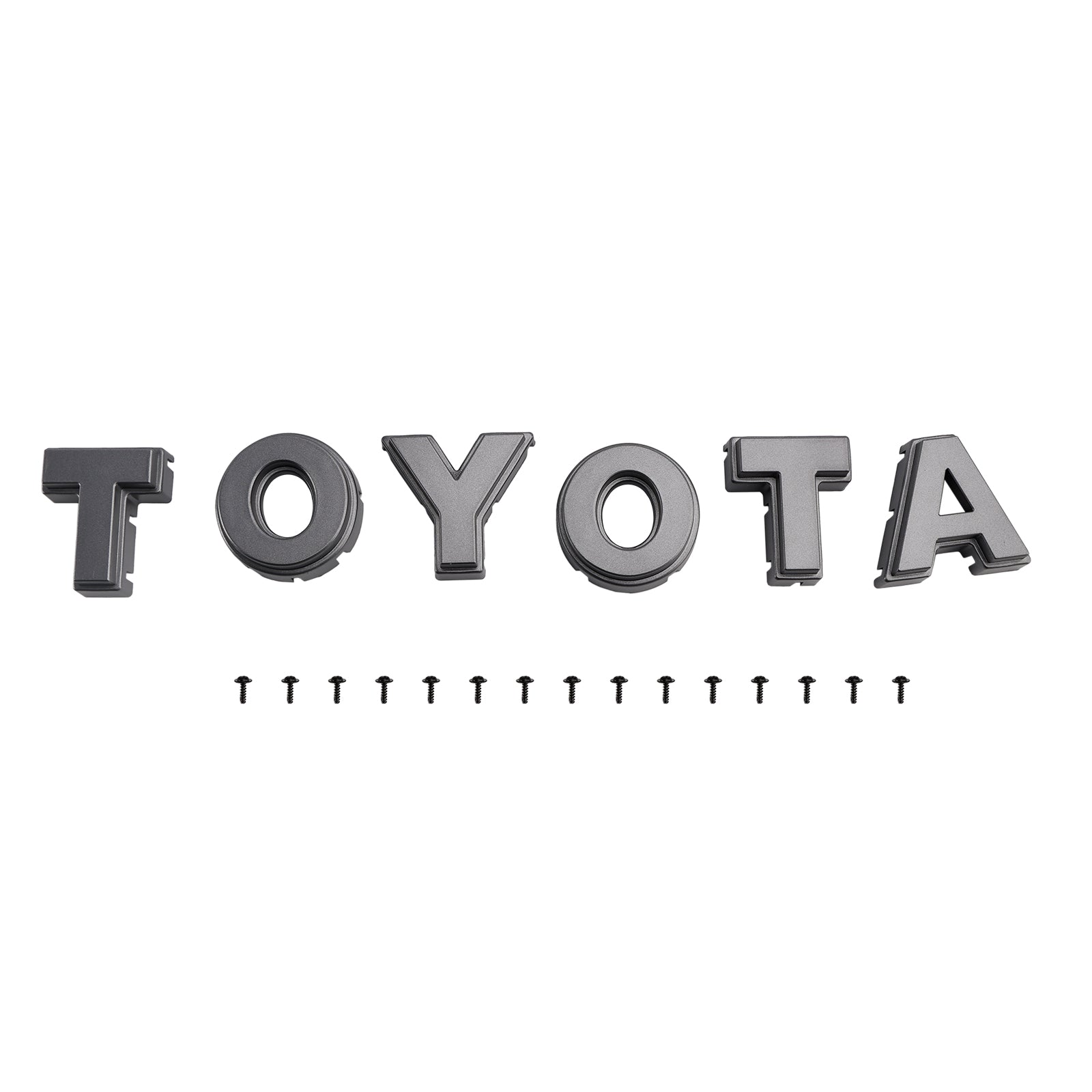 Matzwarte voorbumpergrill voor Toyota Tundra 2000-2002 W/LED