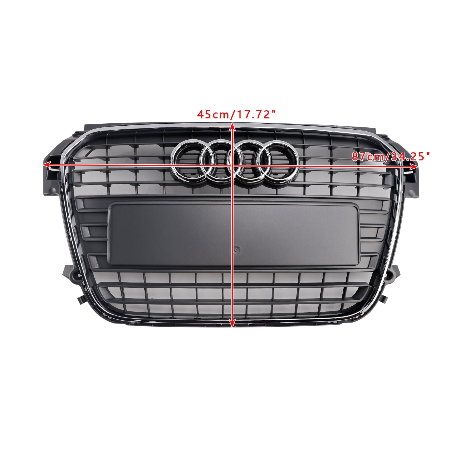 Audi A1 S-Line MK1 2010-2014 Krom främre stötfångargrill