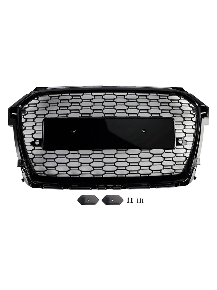 2016-2019 Audi A1 S1 8X Facelift RS Style Honeycomb Bumper Grille Black
