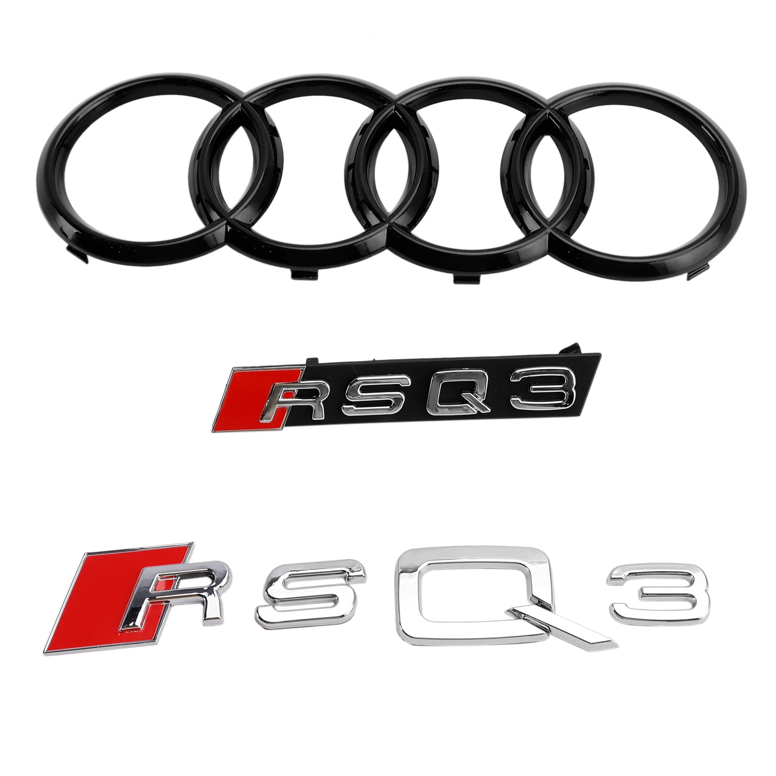 2011-2015 Audi Q3 S-Line RSQ3 Style Gloss Gloss Black Front Honeycomb Mash Grille