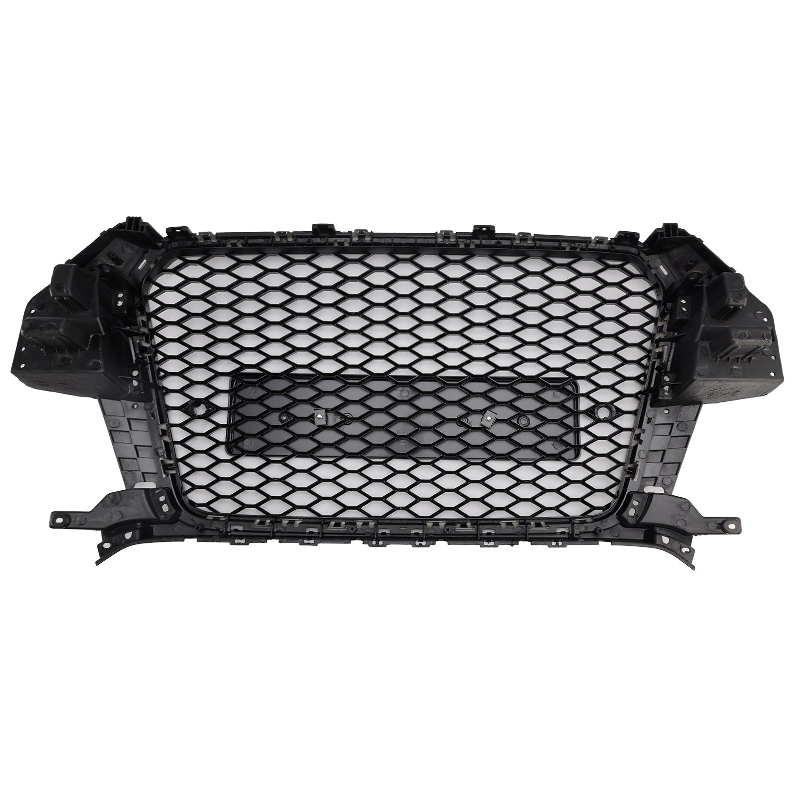 RSQ3 Style Front Honeycomb Mesh Grille Fit Audi Q3 2011-2015 Gloss Black