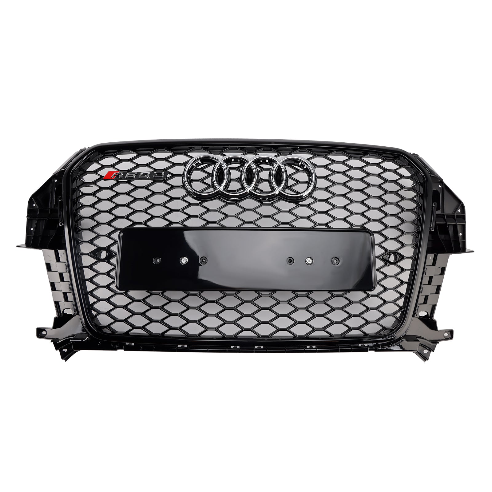 2011-2015 Audi Q3 S-Line RSQ3 Style Front Honeycomb Mesh Grille Bloss Black