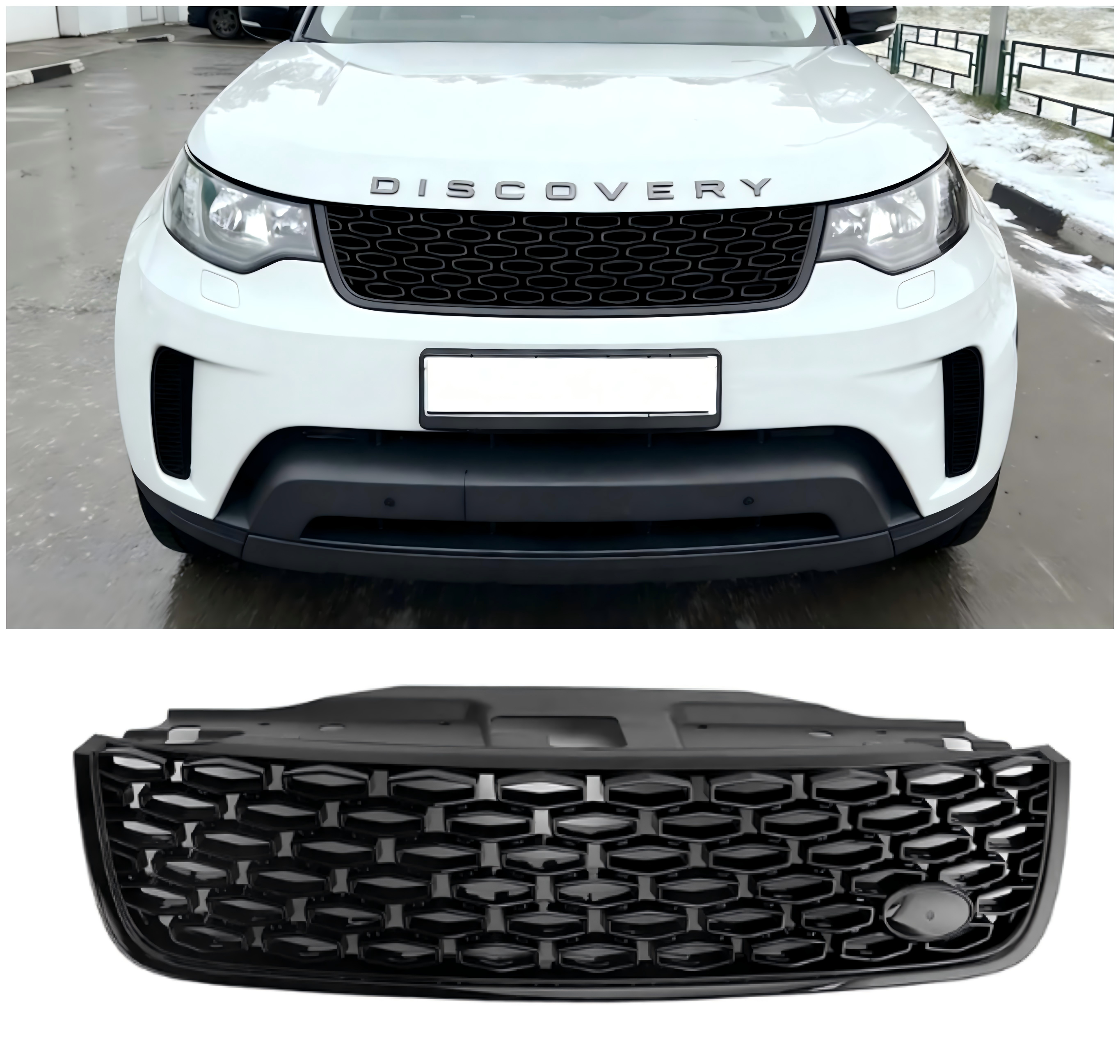 2017-2020 Land Rover Discovery 5 L462 Dynamic Style Front Grille Black