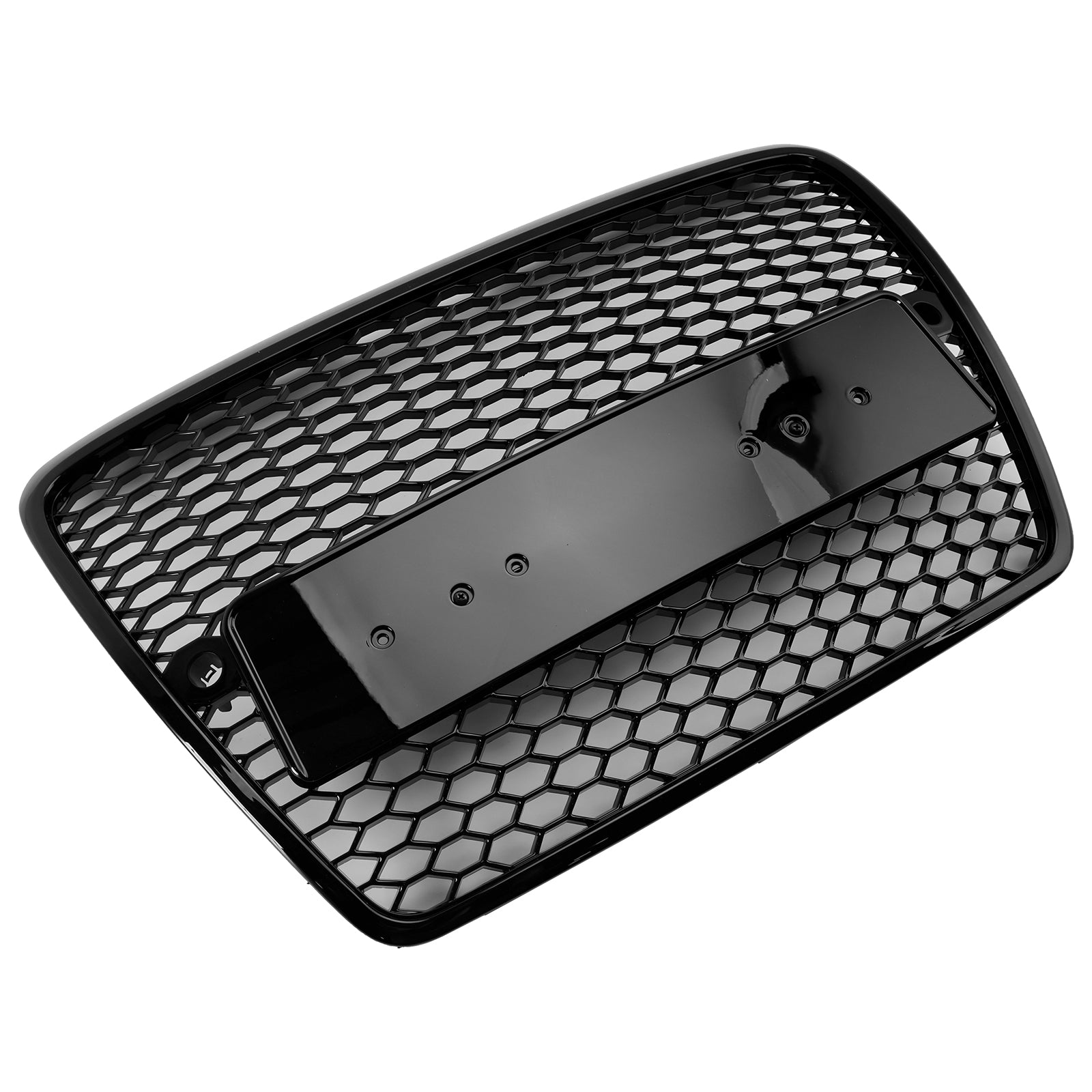 2004-2008.10 Audi A6 C6 Pre-Facelift Black Front Honeycomb Bumper Grill Grill