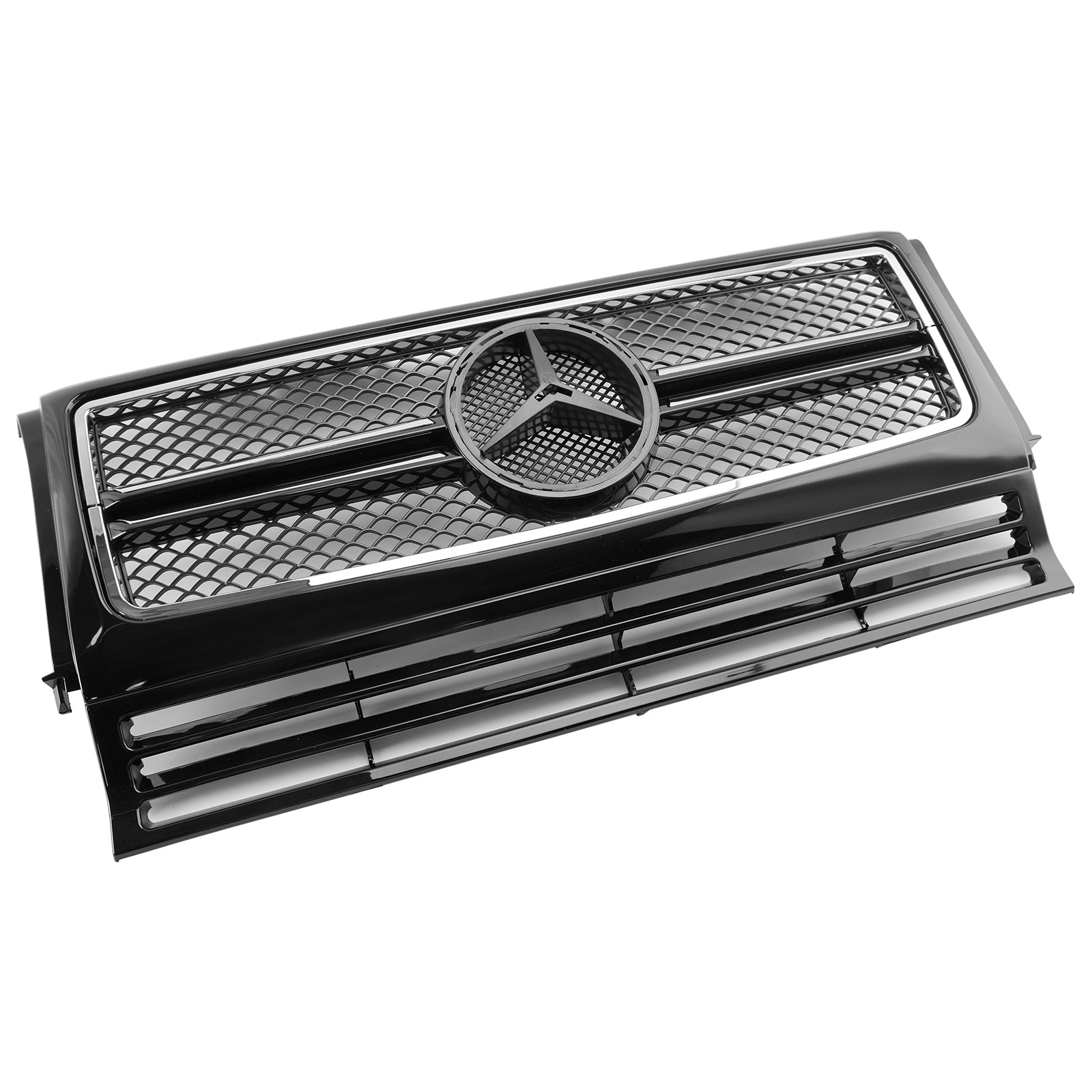 1990–2018 Mercedes-Benz G-klasse W463 Krom svart støtfangergrill foran