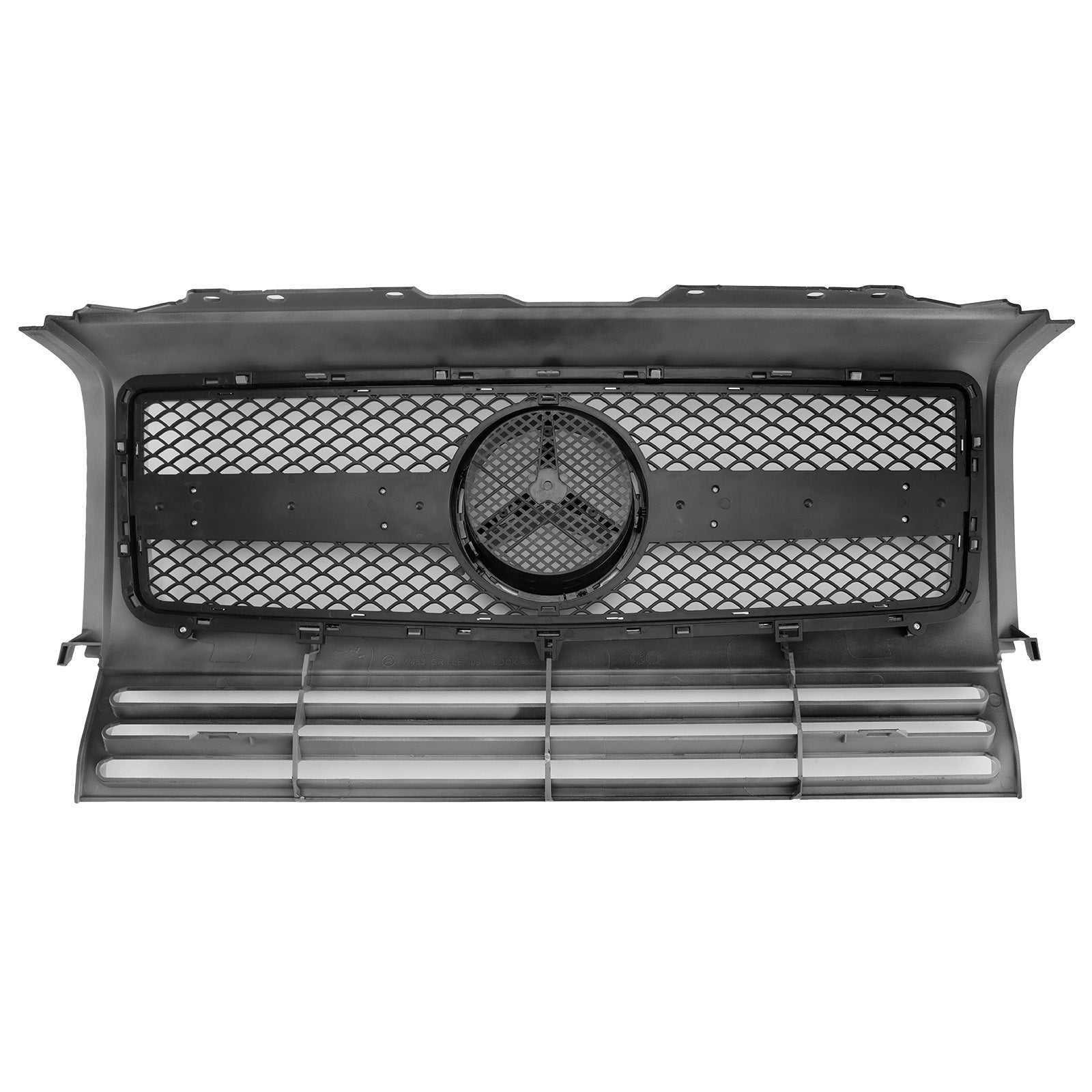 1990-2018 Mercedes Benz W463 Chrome Black Front Bumper Grille Grill Generic