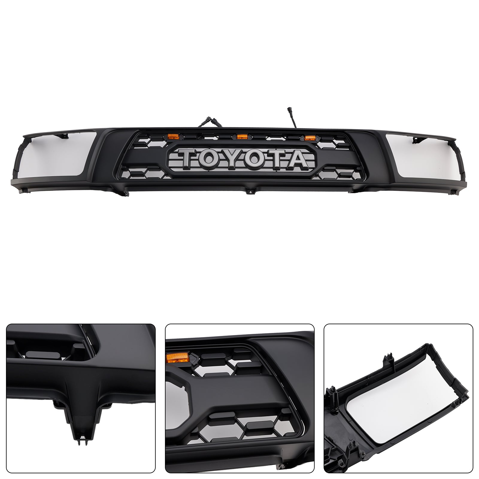 1992 1993 1994 1995 Toyota 4Runner med LED Matte Black Front Bumper Grill Grill
