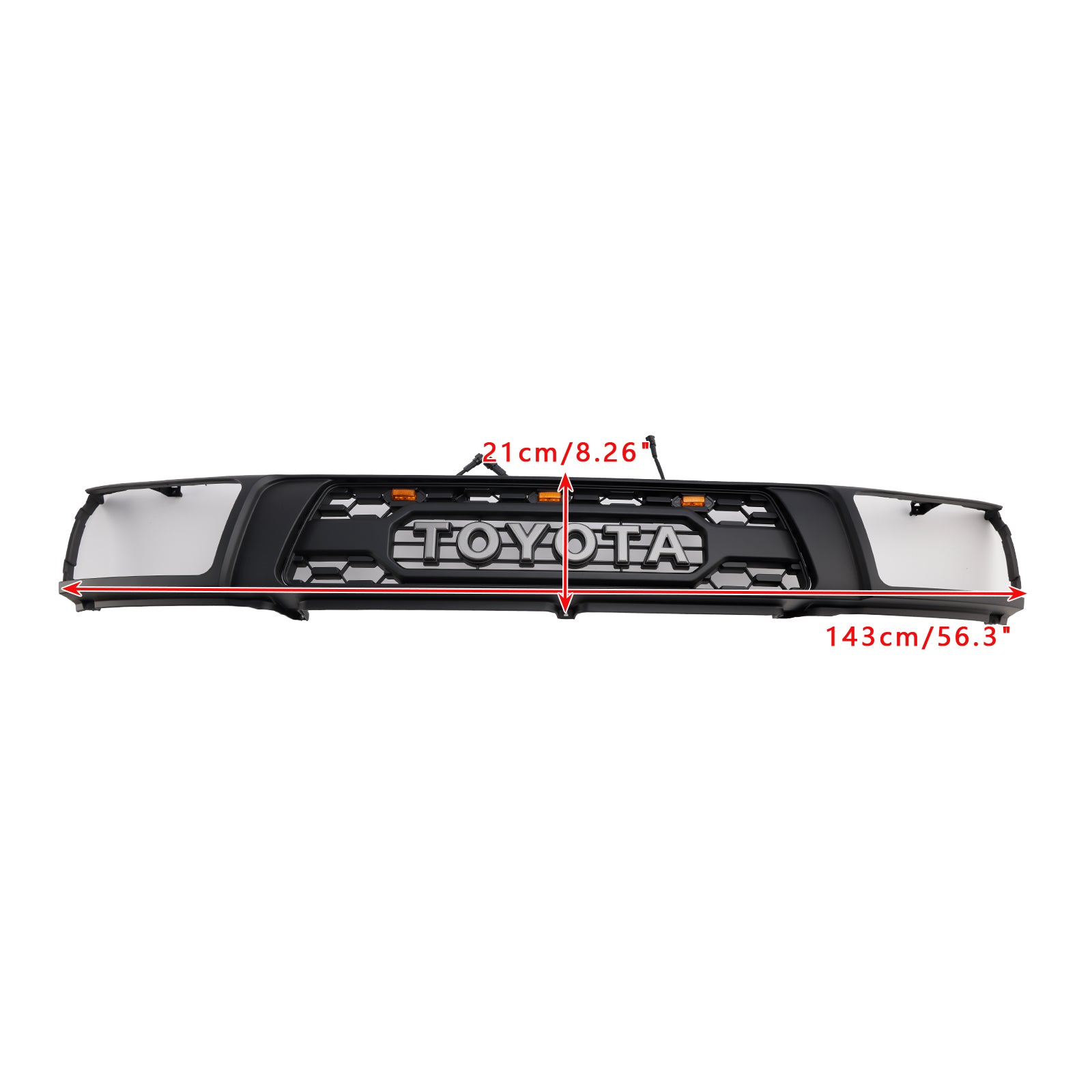 1992 1993 1994 1995 Toyota 4Runner med LED Matte Black Front Bumper Grill Grill