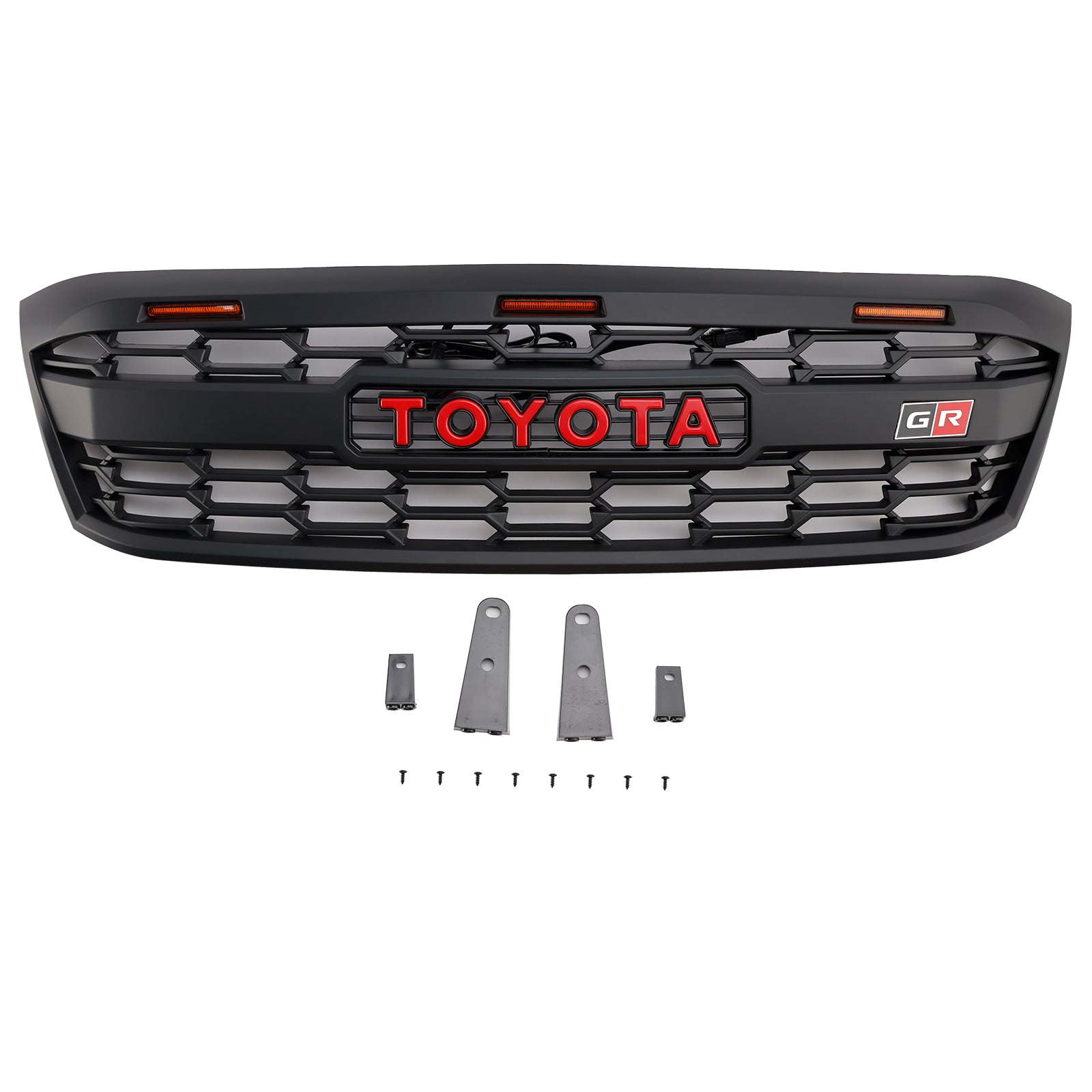 2005-2011 Toyota Hilux N70 Pre-Facelift with LED GR Style Front Bumper Grill Grille