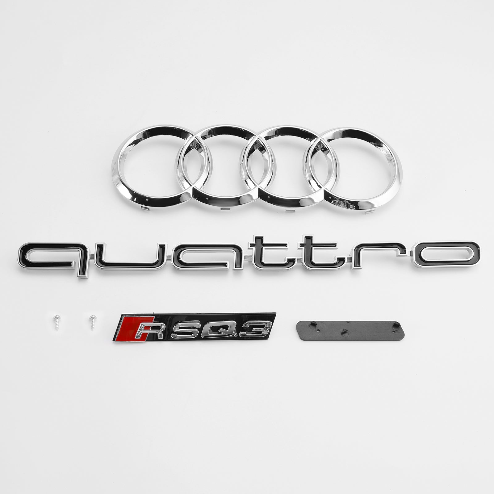 2016-2018 Audi Q3 RSQ3 Style Front Honeycomb Grill Grille Gloss Black
