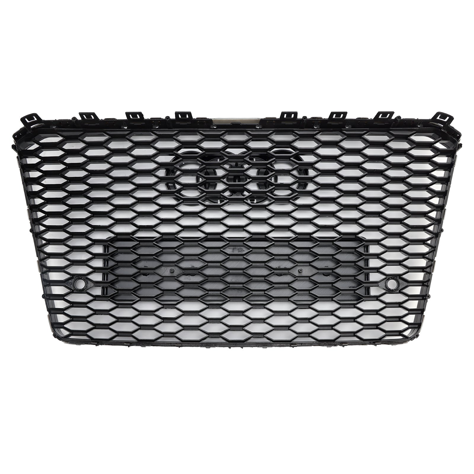 2015-2017 Audi A8 S8 RS8-stijl voorbumpergrille honingraatgrill zwart
