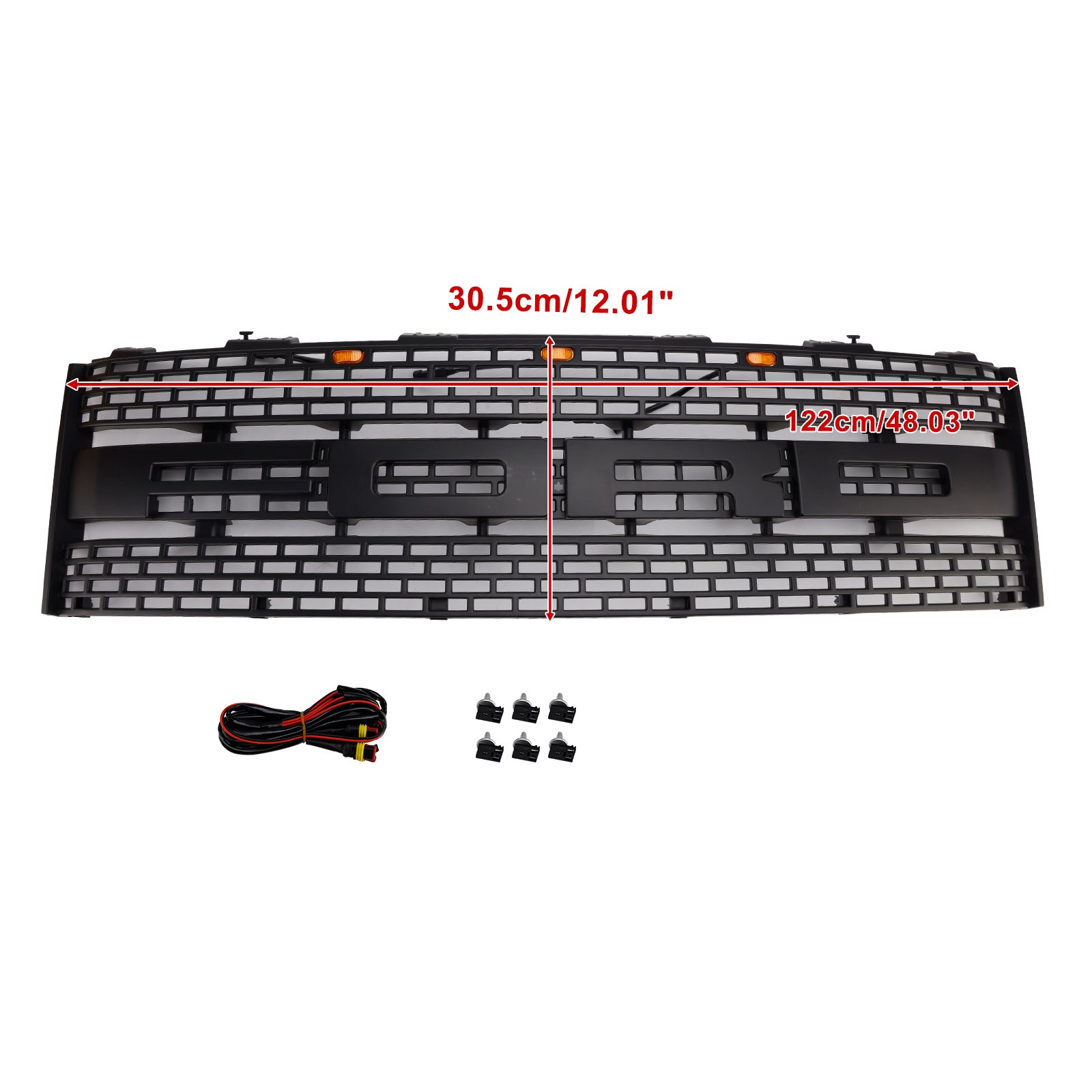 2010-2014 Ford F150 Raptor W/O Camera Hole Front Bumper Grille CL3Z8200DA