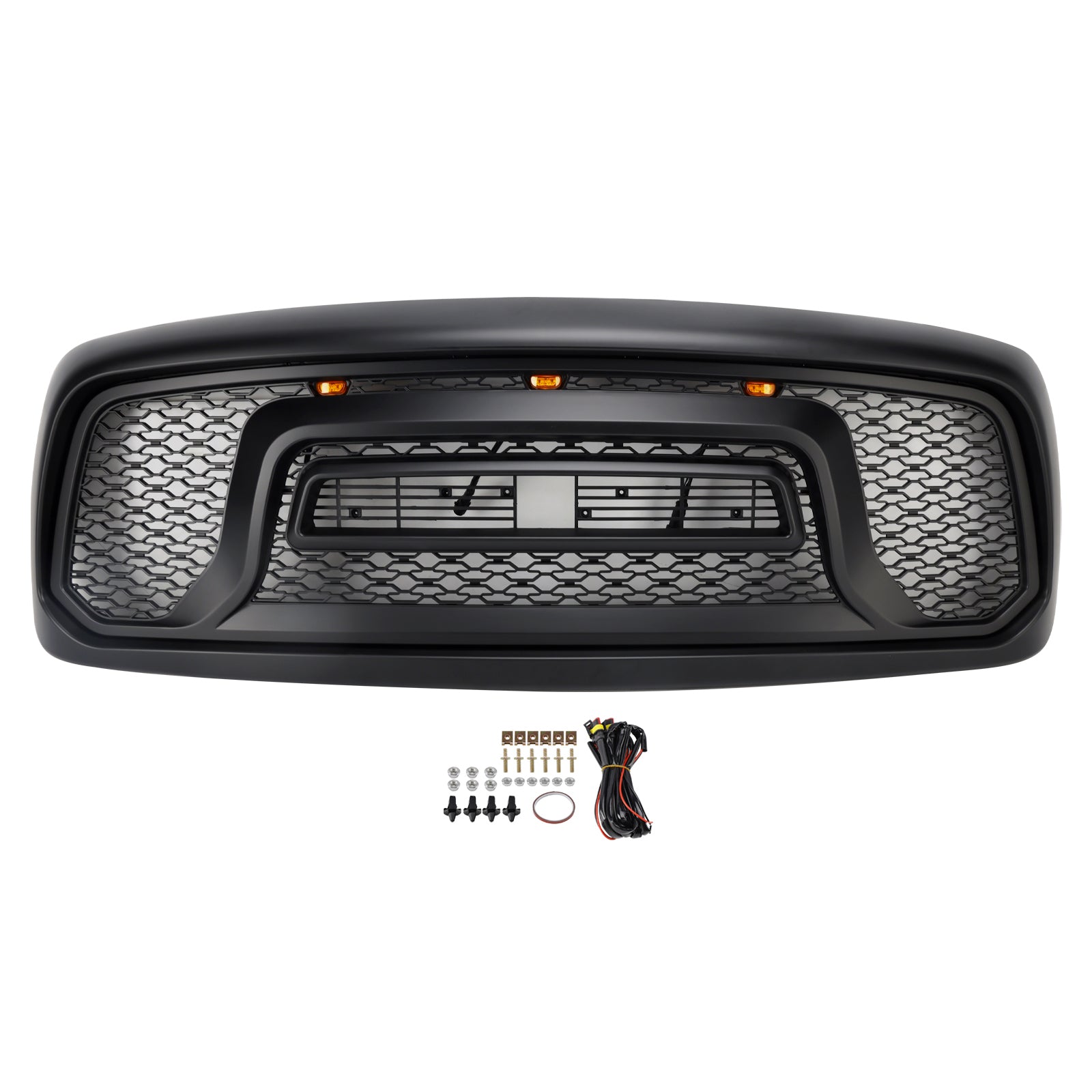 2002-2005 Dodge RAM 1500/2500/3500 Rebel Style Front Bumper Grill Grille