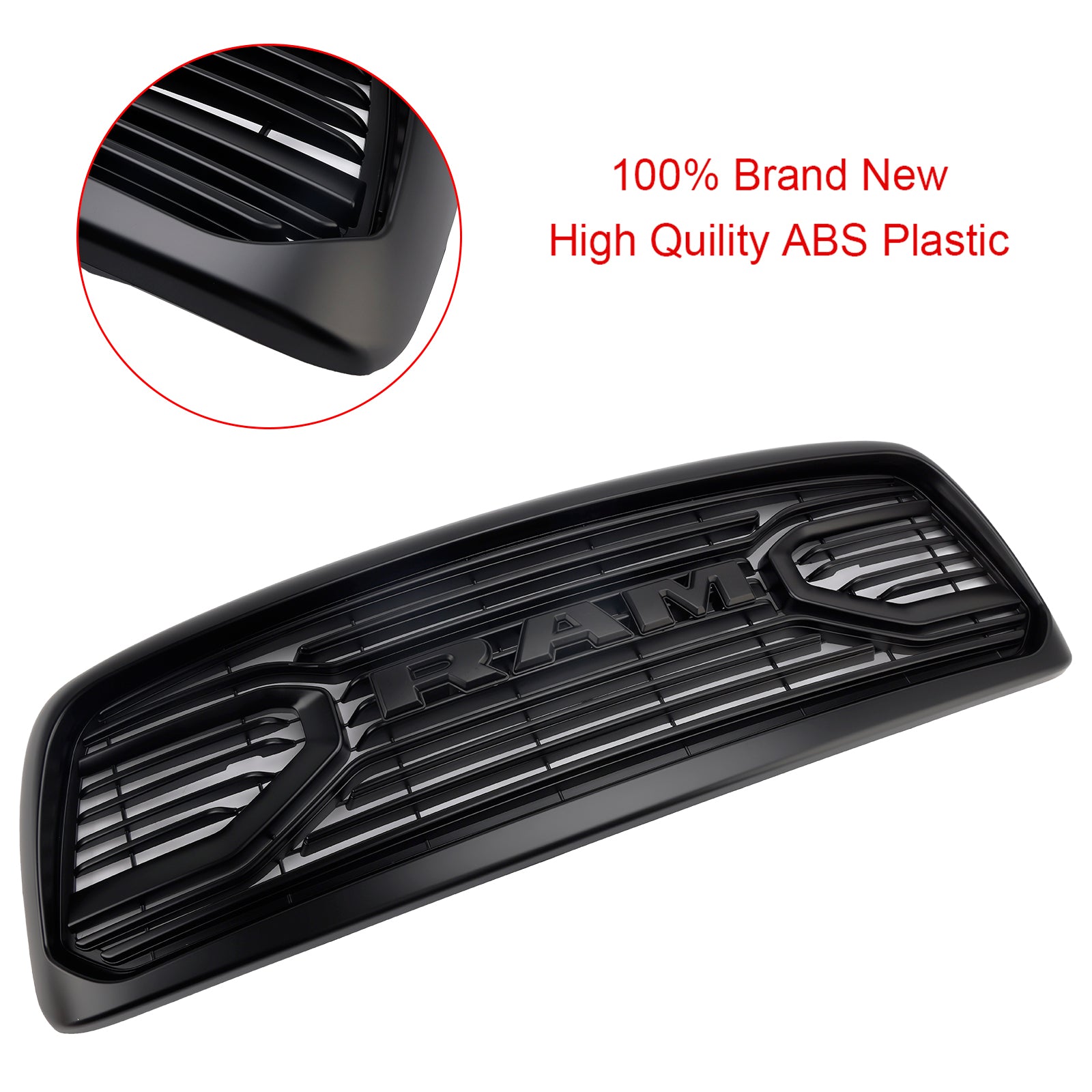 2002-2005 Dodge RAM 1500/2500/3500 Rebel Style Front Bumper Grille Grill