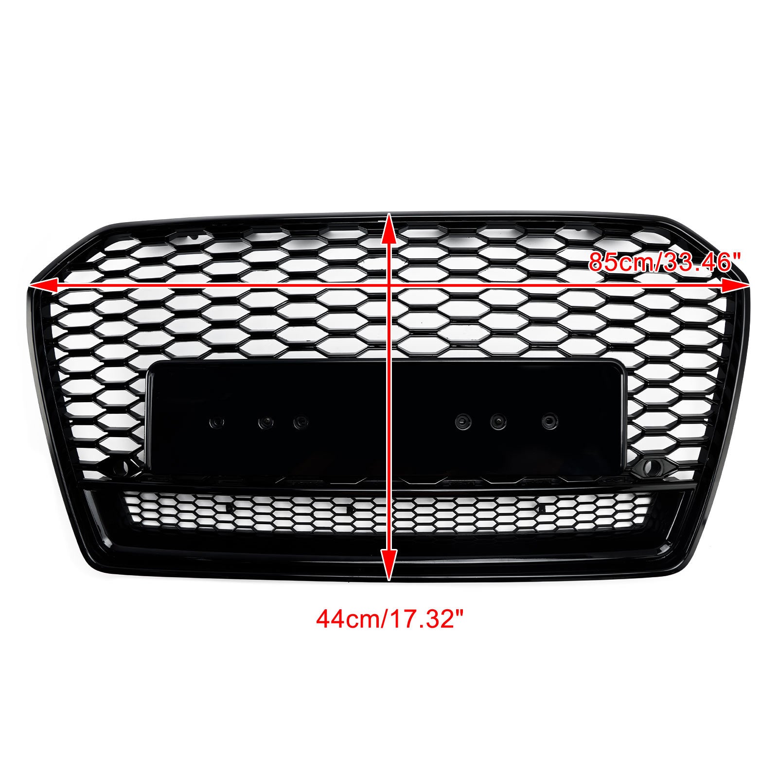 2016-2018 Audi S6 (C7) C7PA FACELIFT RS6 MUNHOMB MESH GRILLA FRONTAL GRILL