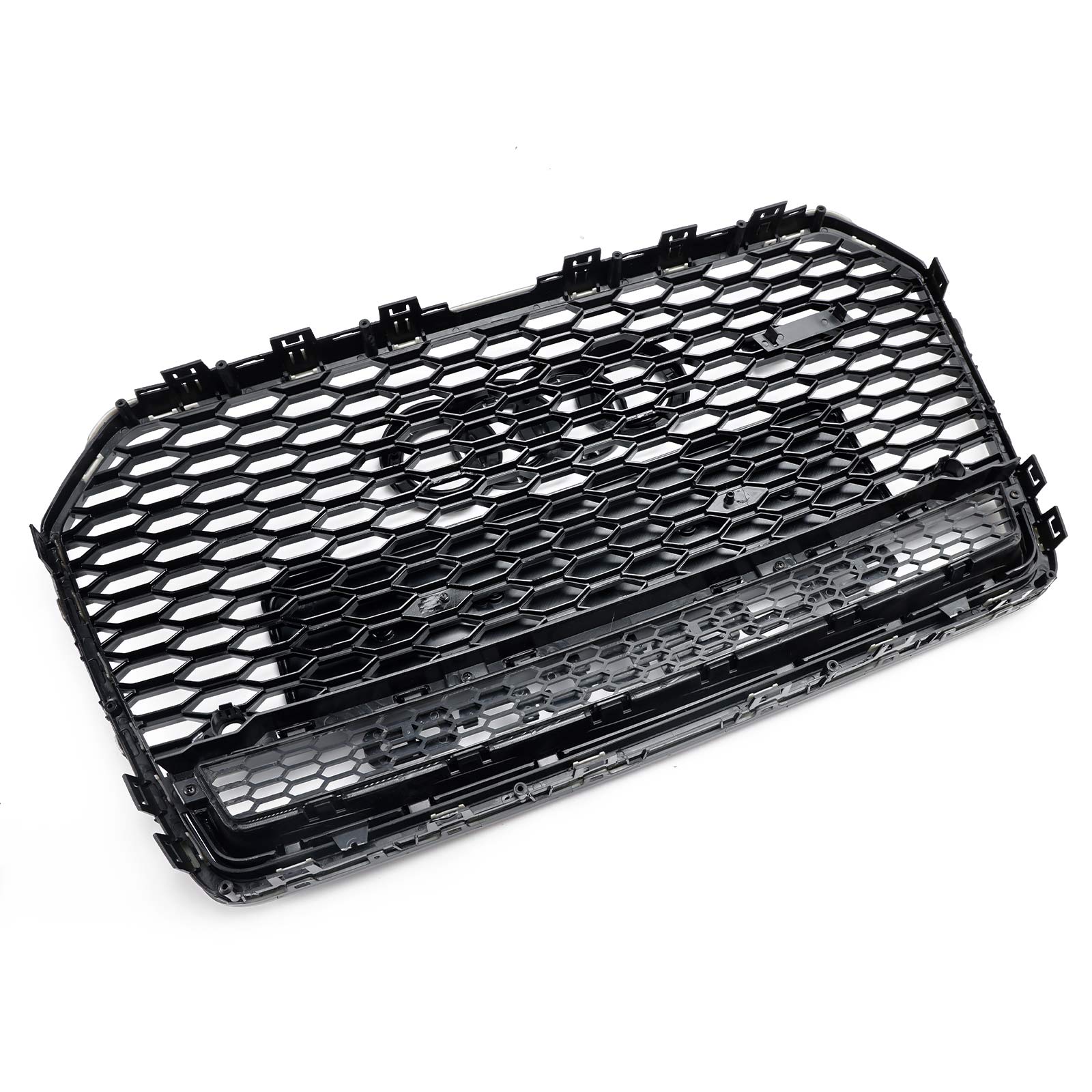 2016 2017 2018 Audi A6 S6 C7 C7PA RS6 štýl Honeycomb Mesh Front Grill Black Black