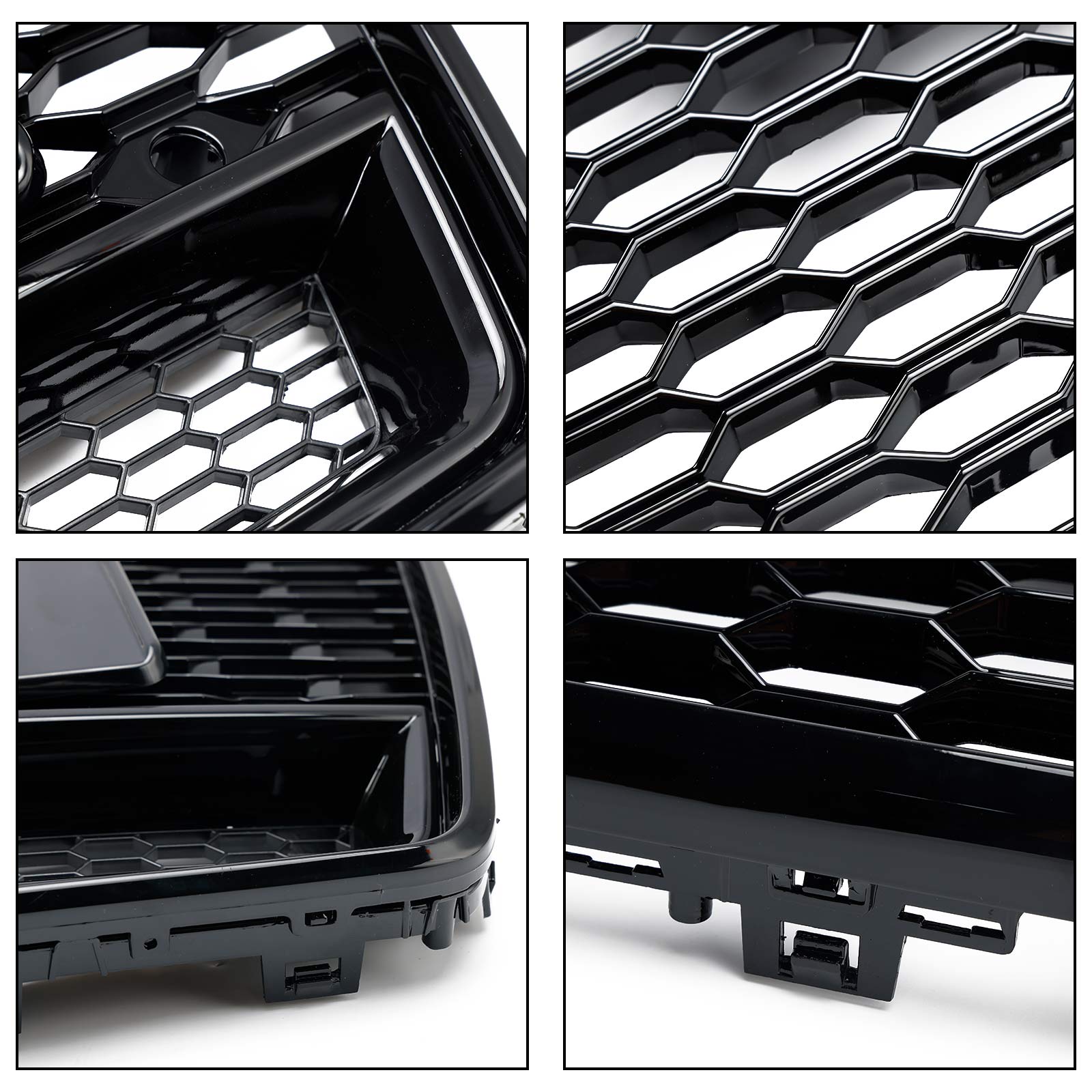 2016-2018 Audi S6 (C7) C7PA FACELIFT RS6 MUNHOMB MESH GRILLA FRONTAL GRILL