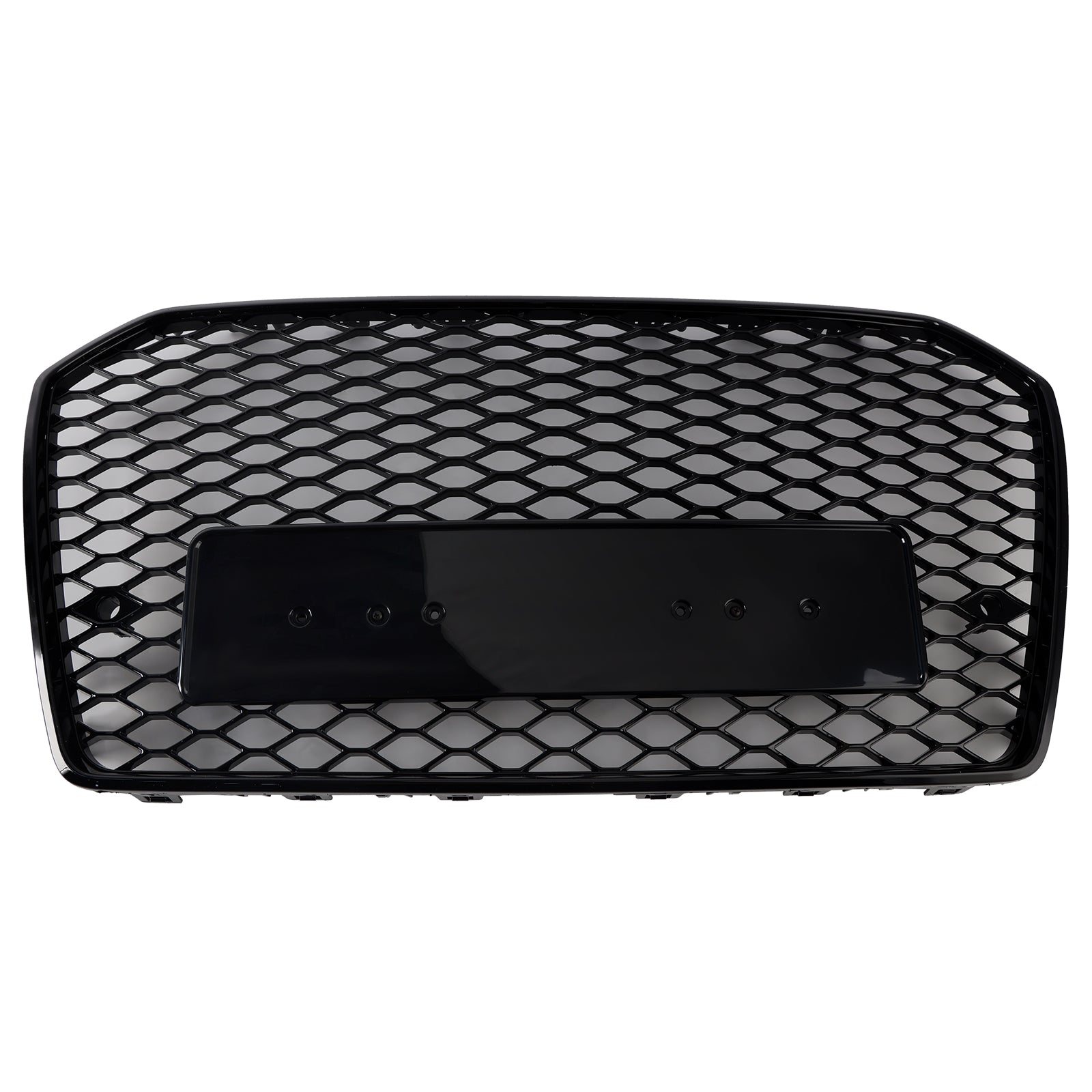 RS6 Stijl Honingraat Mesh Grille Grill Fit Audi A6 S6 C7 2016-2018 Zwart