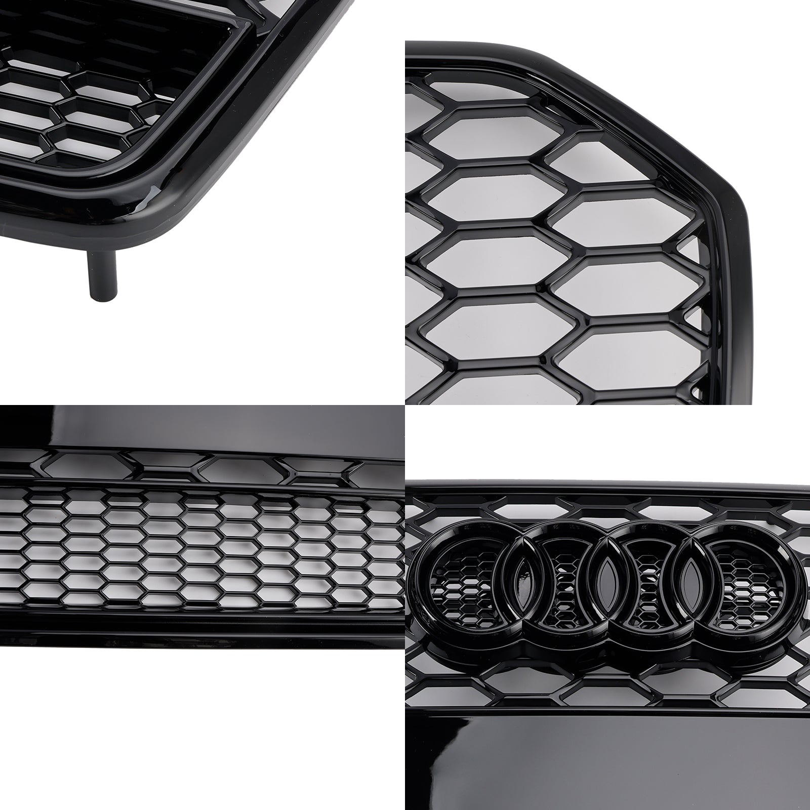 2016-2018 AUDI A6 S6 C7 RS6 MONOMB MESH GRILE FRONTE GRILLE BLACK