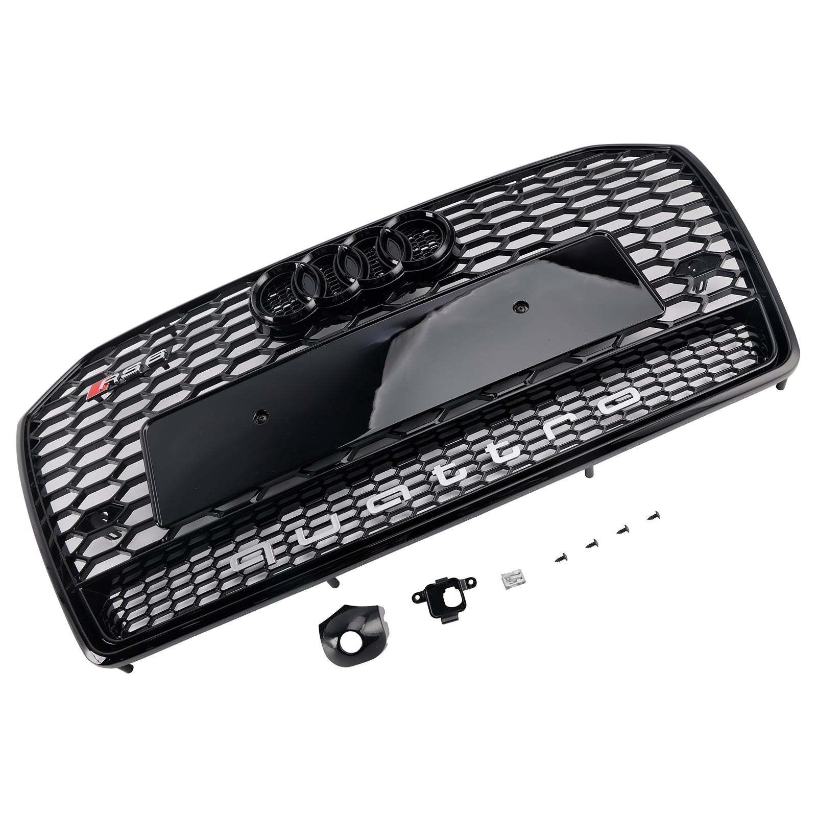 2016-2018 AUDI A6 S6 C7 RS6 MONOMB MESH GRILE FRONTE GRILLE BLACK