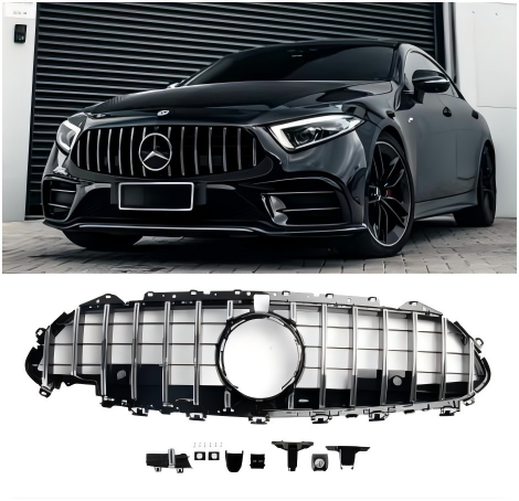 2018 2019 2020 2021 2022 2023 2024 Mercedes CLS C257 W257 Coupé Krom støtfangergrill foran