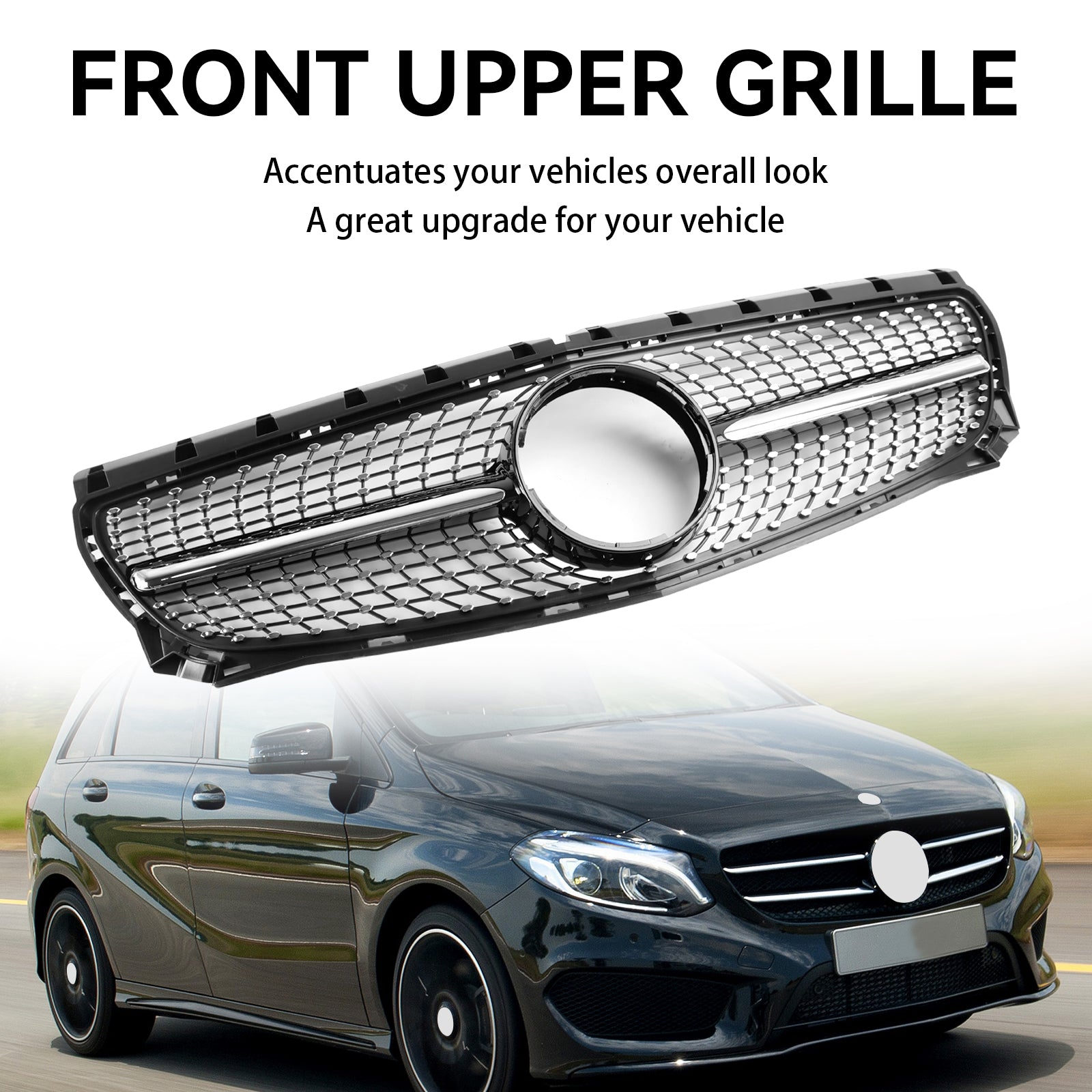 2011-2014 Mercedes Benz B-Class W246 Front Bumper Grill Grille Diamond A2468850722