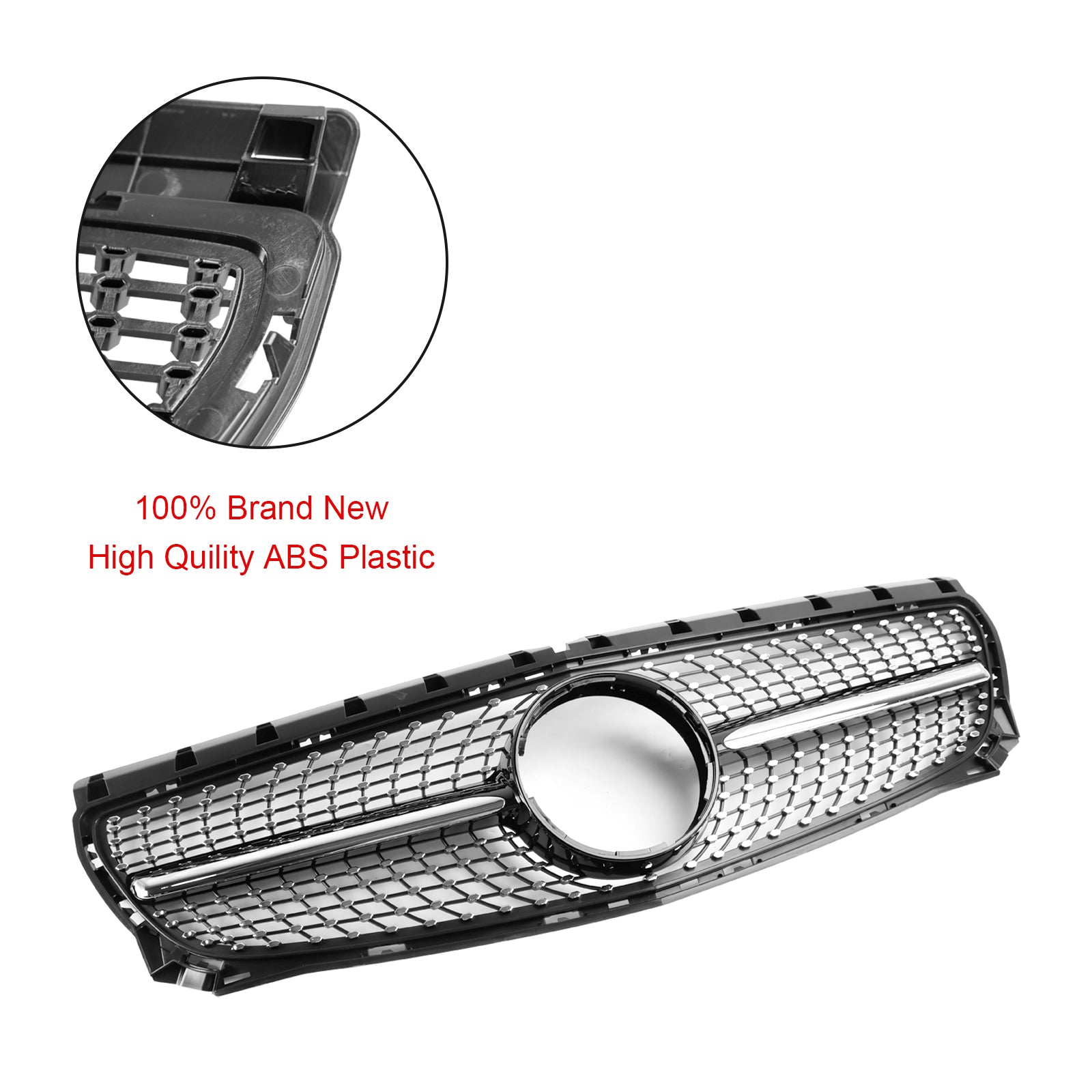 2011-2014 Mercedes Benz B-Class W246 Front Bumper Grill Grille Diamond A2468850722