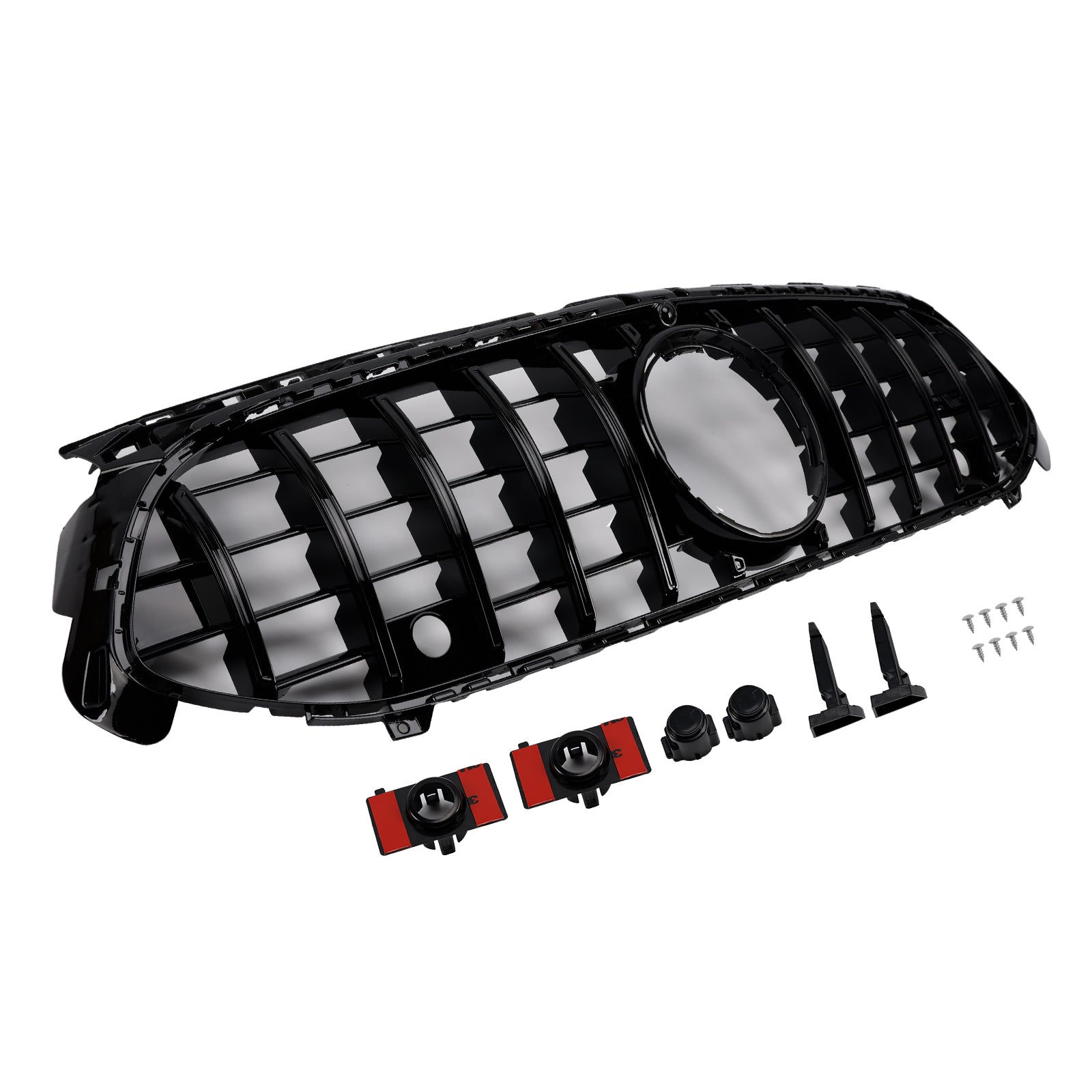 2023-2025 Mercedes A-klass W177 A35 A180 Glanssvart frontgrill