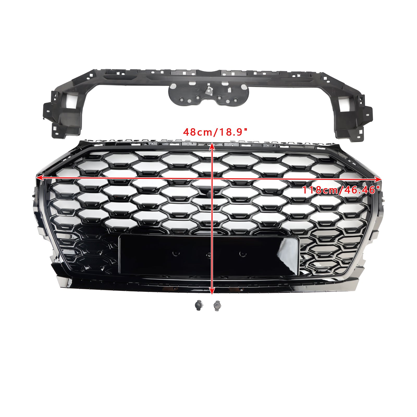2021-2025 Audi Q5 SQ5 RSQ5 Front Honeycomb Mesh Grill Grille