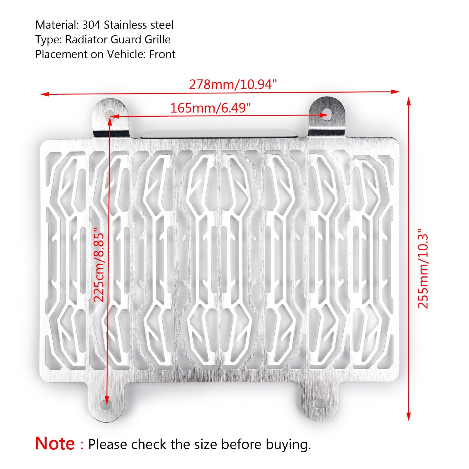 Radiator Grille Cover Guard Shield Protector Voor BMW G310GS G310R GS/R 17-18 SI