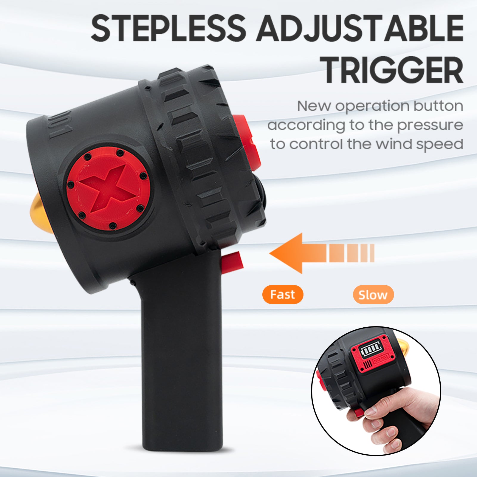 12 fãs de lâmina definir fã de turbina violenta Industrial Dust Blower Turbofan Black