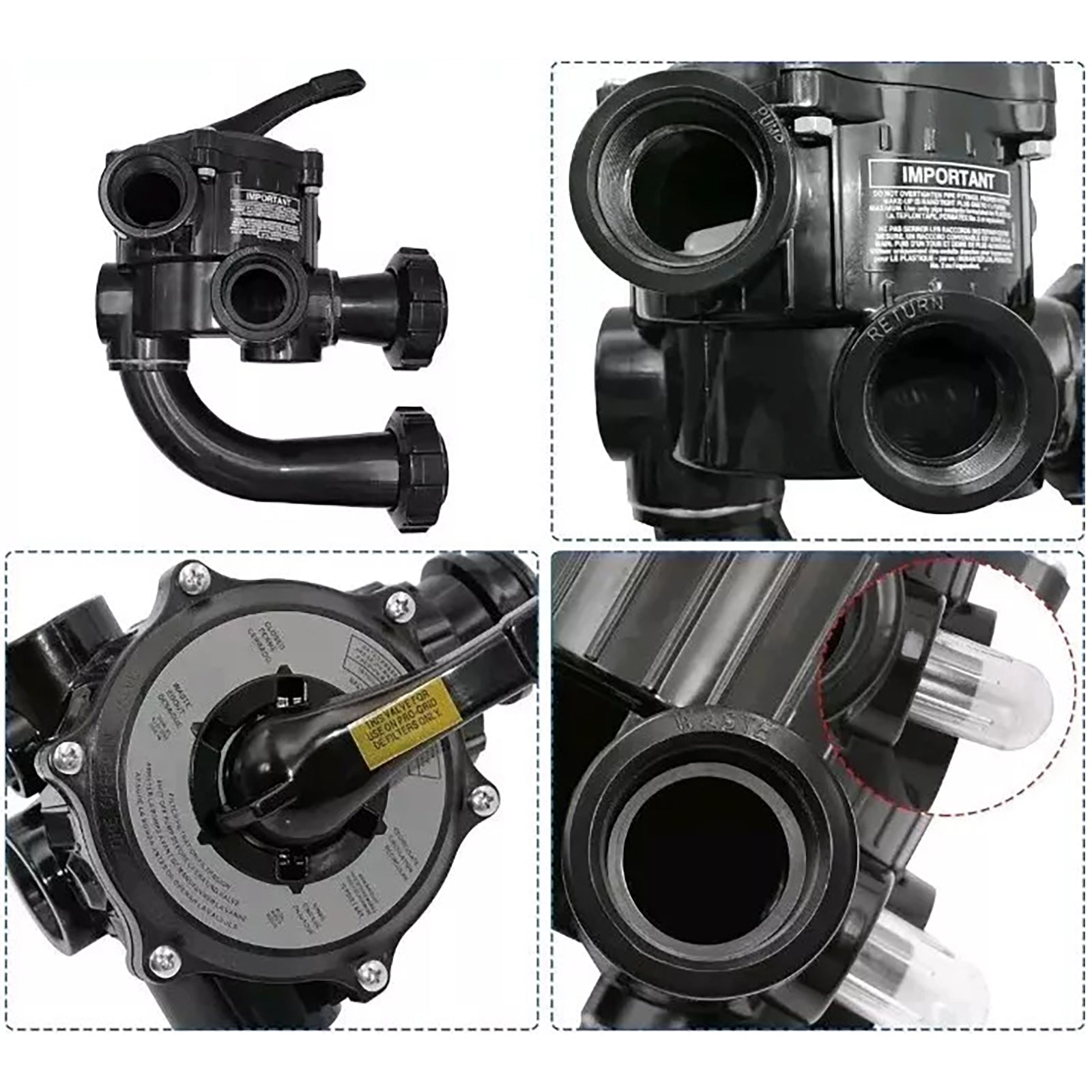 SP0710XR50 Multiport Control Valve Fit For Hayward Pro-Series Vari-Flo