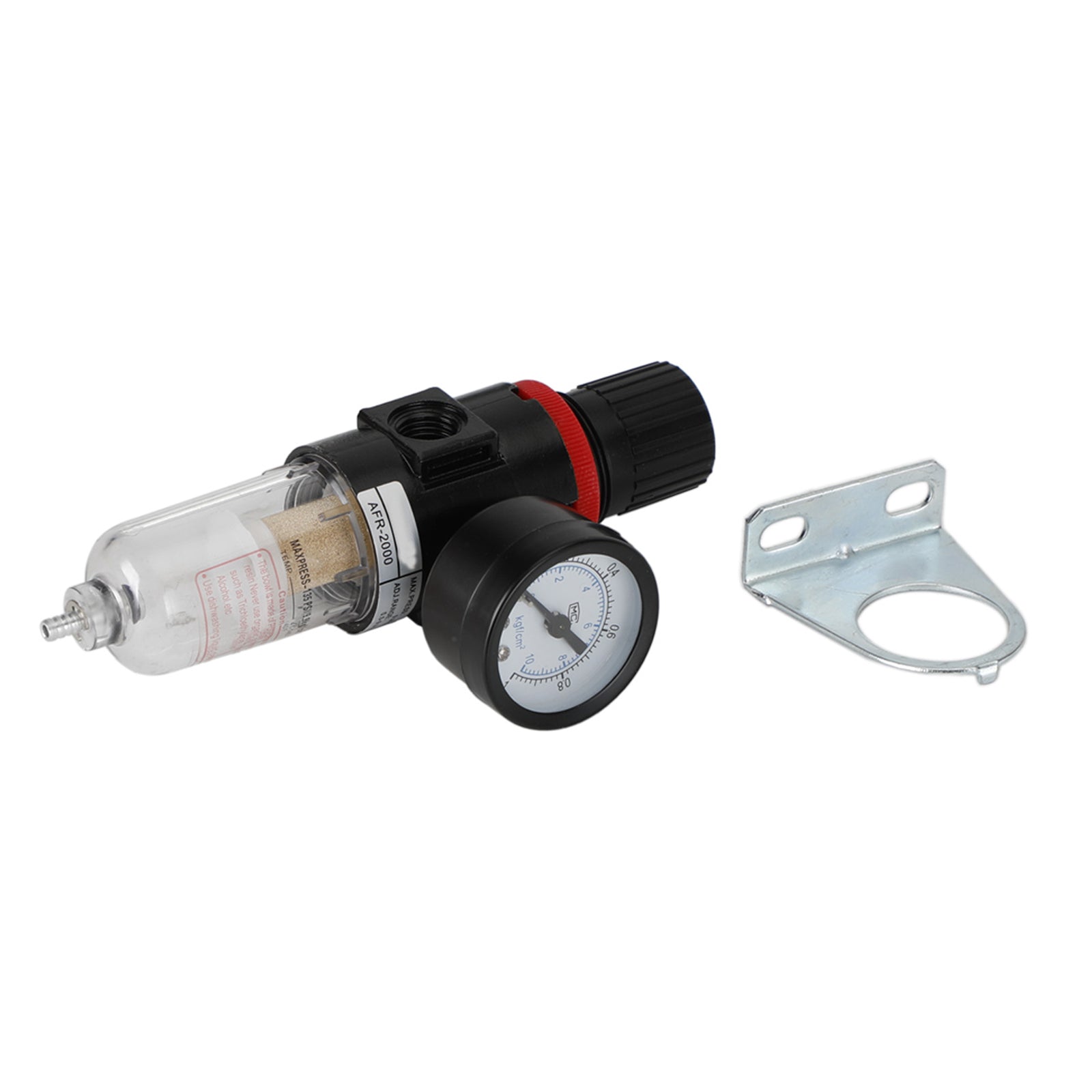AFR-2000 1/4" Filtro de compressor de ar, separador de água, ferramentas de armadilha com regulador e medidor