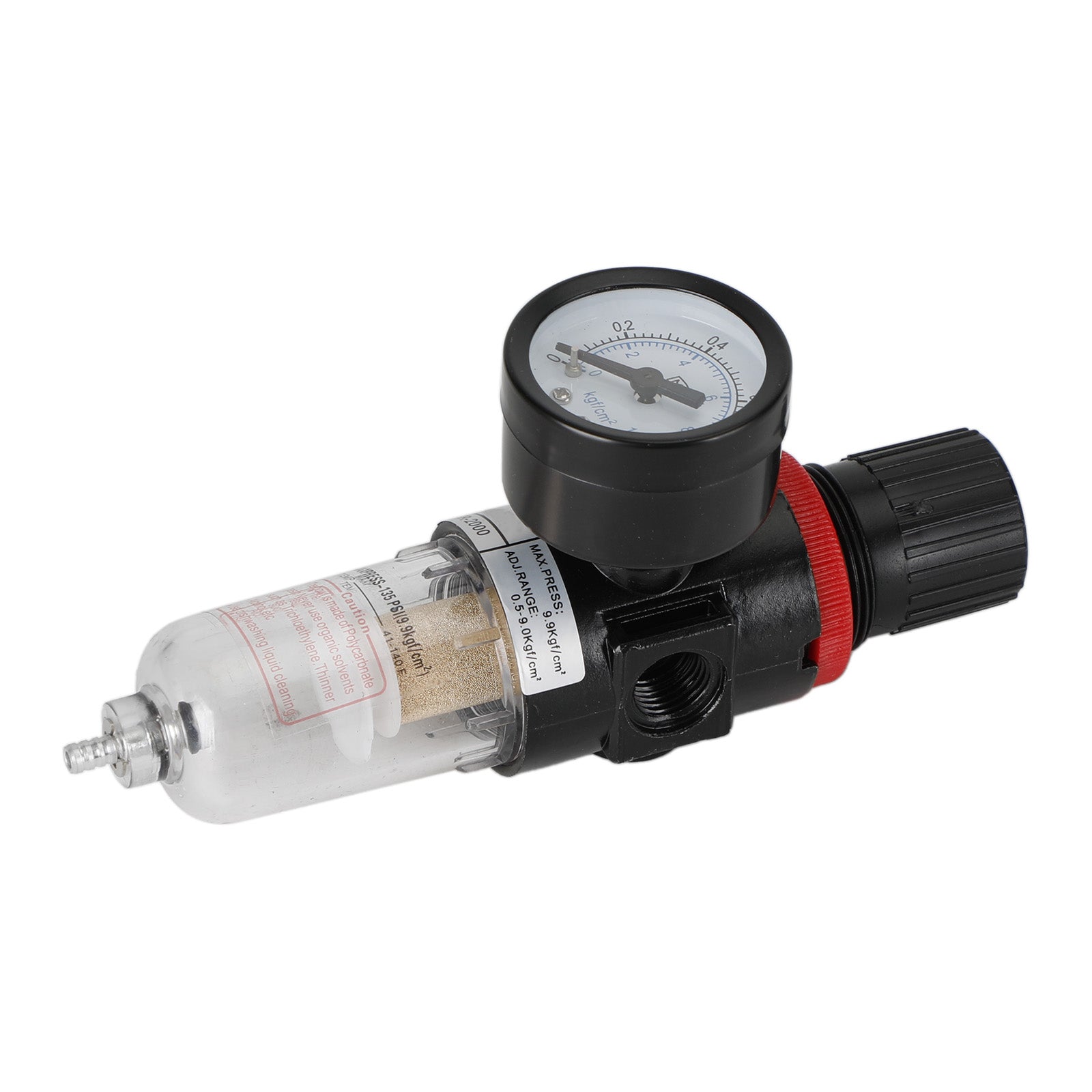 AFR-2000 1/4" Filtro de compressor de ar, separador de água, ferramentas de armadilha com regulador e medidor